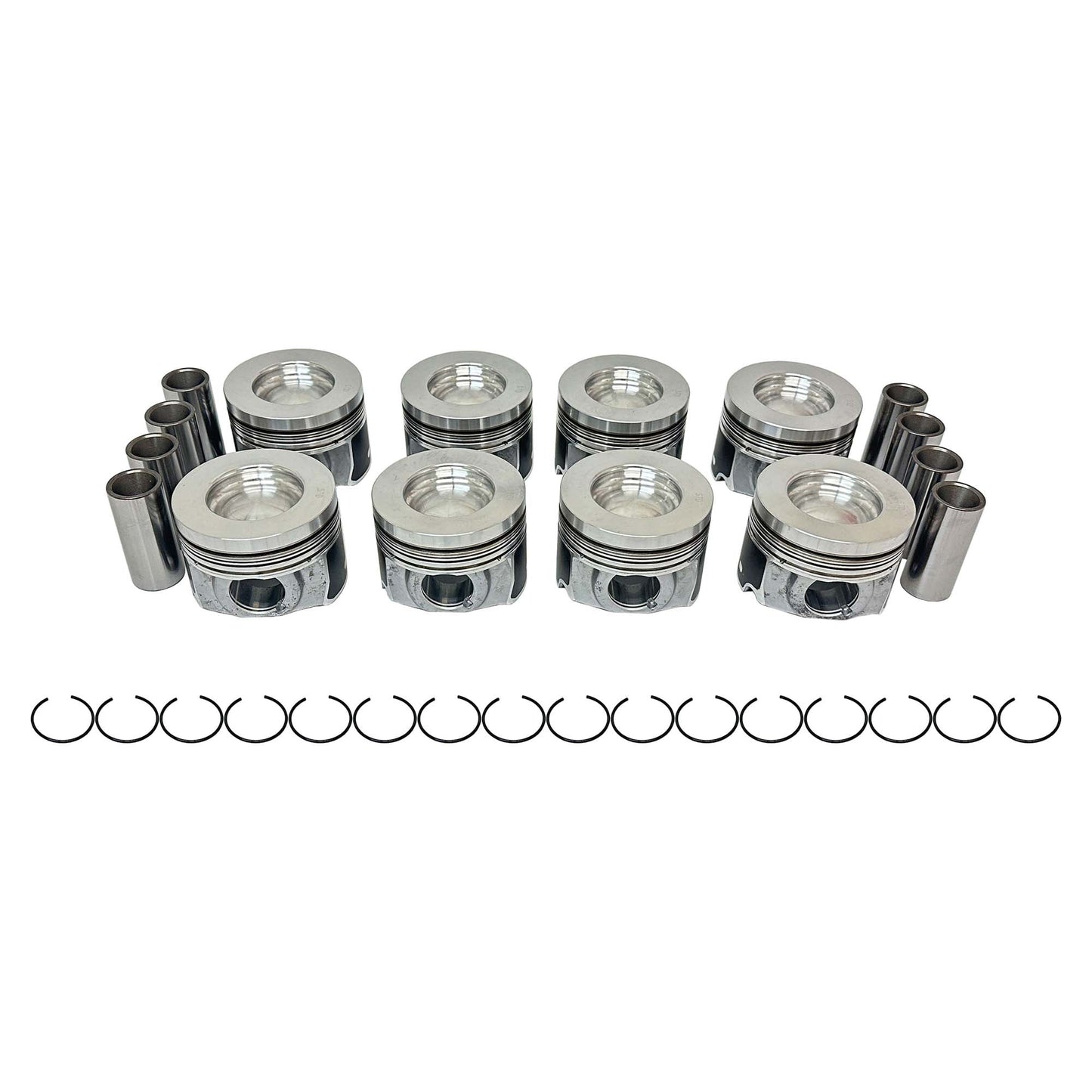 Piston Set 2010-2016 Chevrolet,GMC 6.6L (Oversizes Available)
