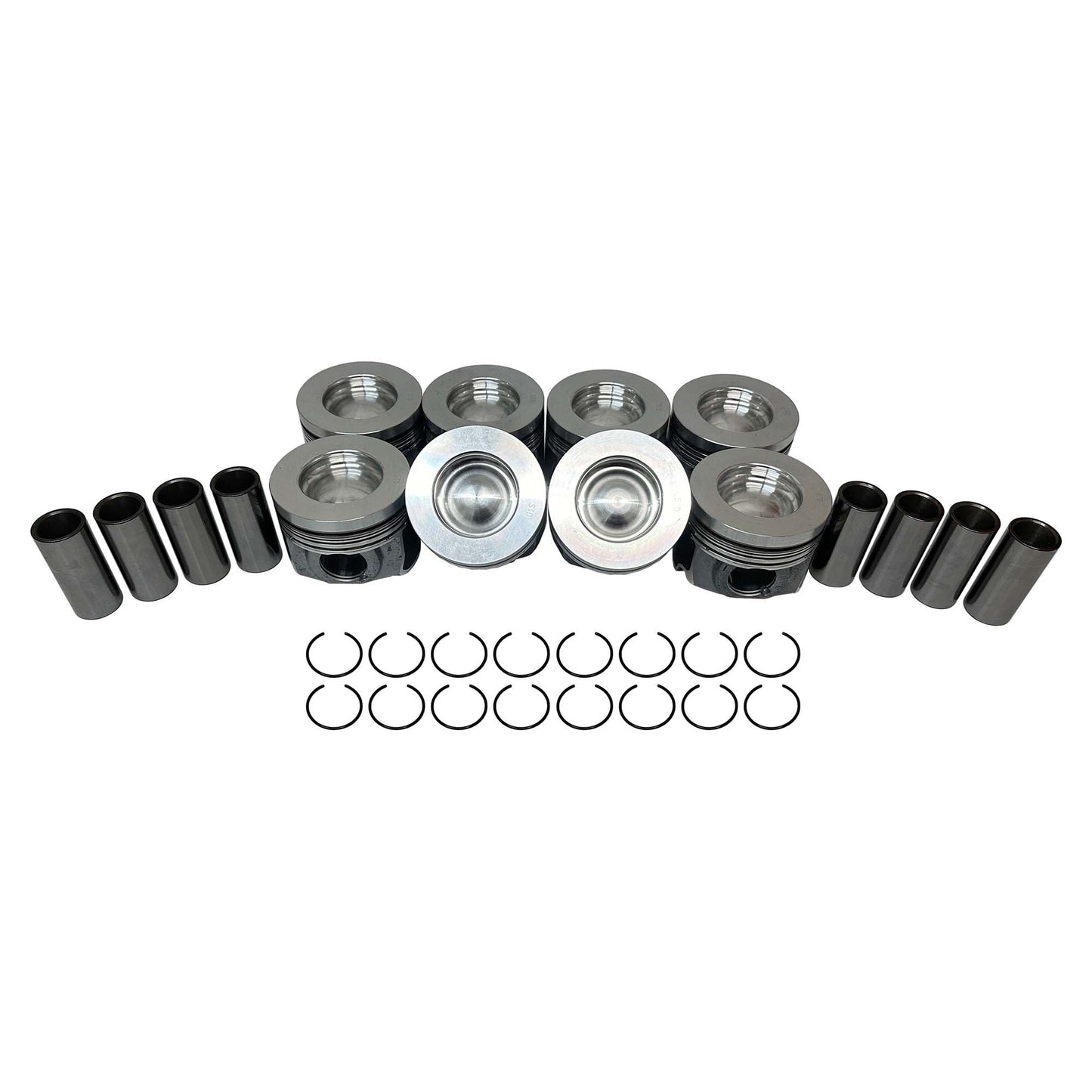 Piston Set 2010-2016 Chevrolet,GMC 6.6L (Oversizes Available)