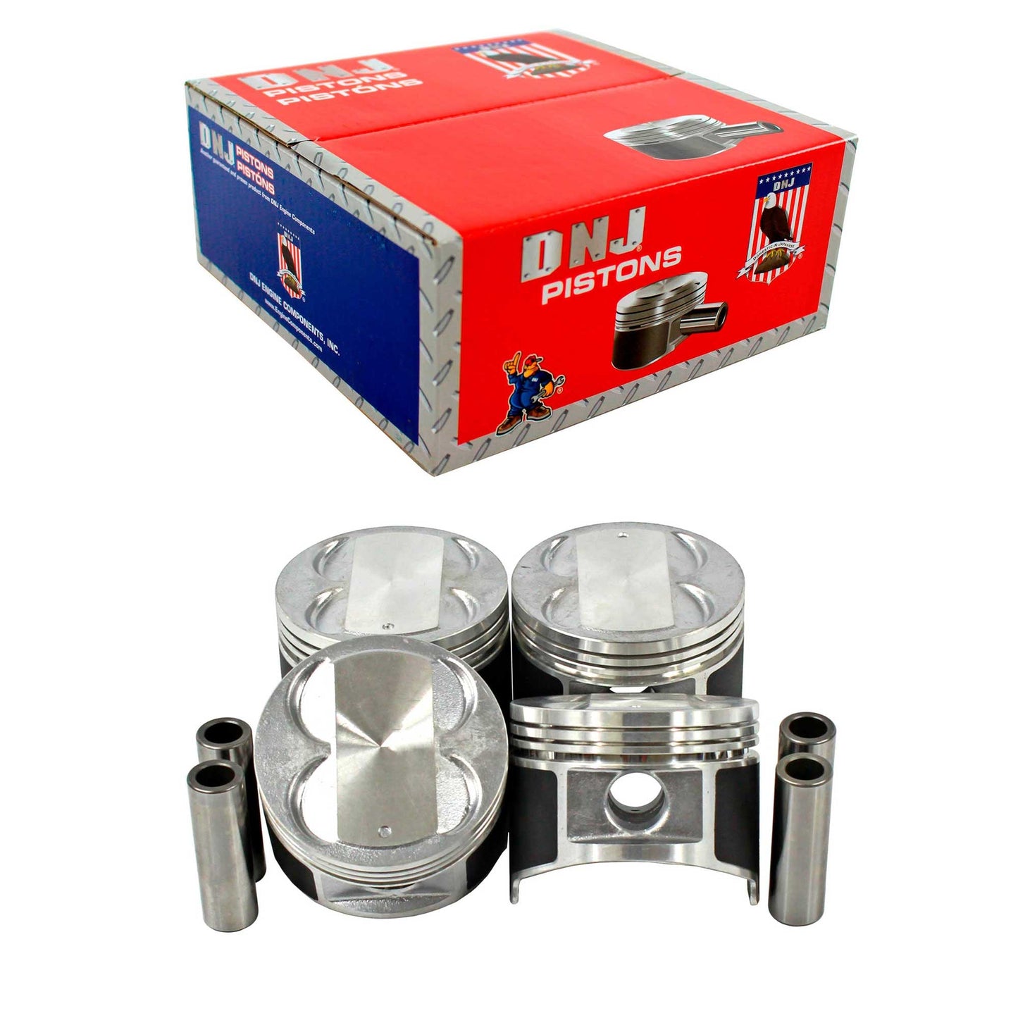 Piston Set 1989-1991 Geo,Isuzu 1.6L (Oversizes Available)