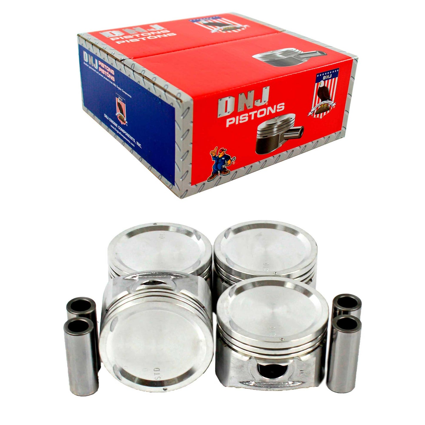 Piston Set 2001-2002 Kia 1.5L (Oversizes Available)