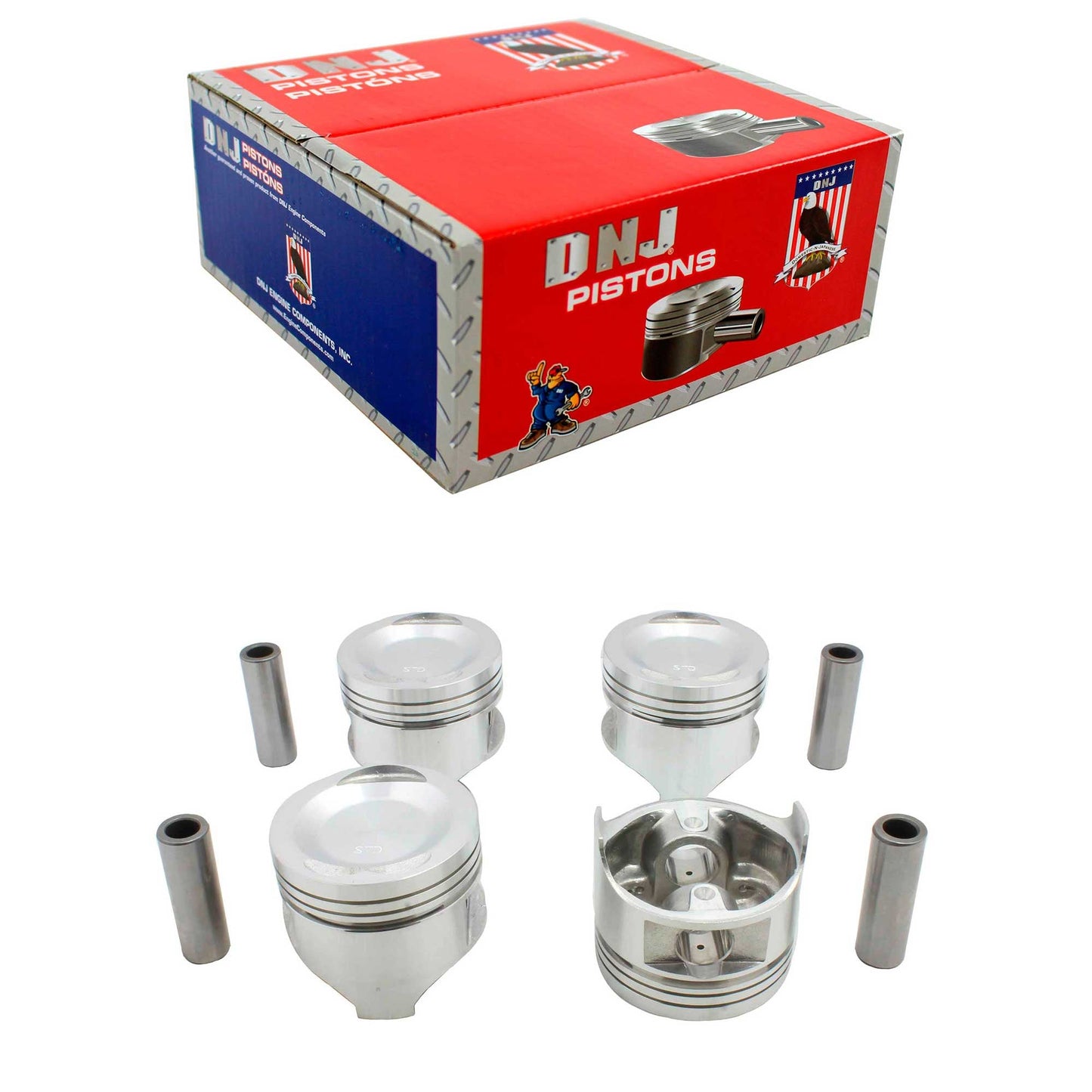Piston Set 1987-1993 Mazda 2.2L (Oversizes Available)