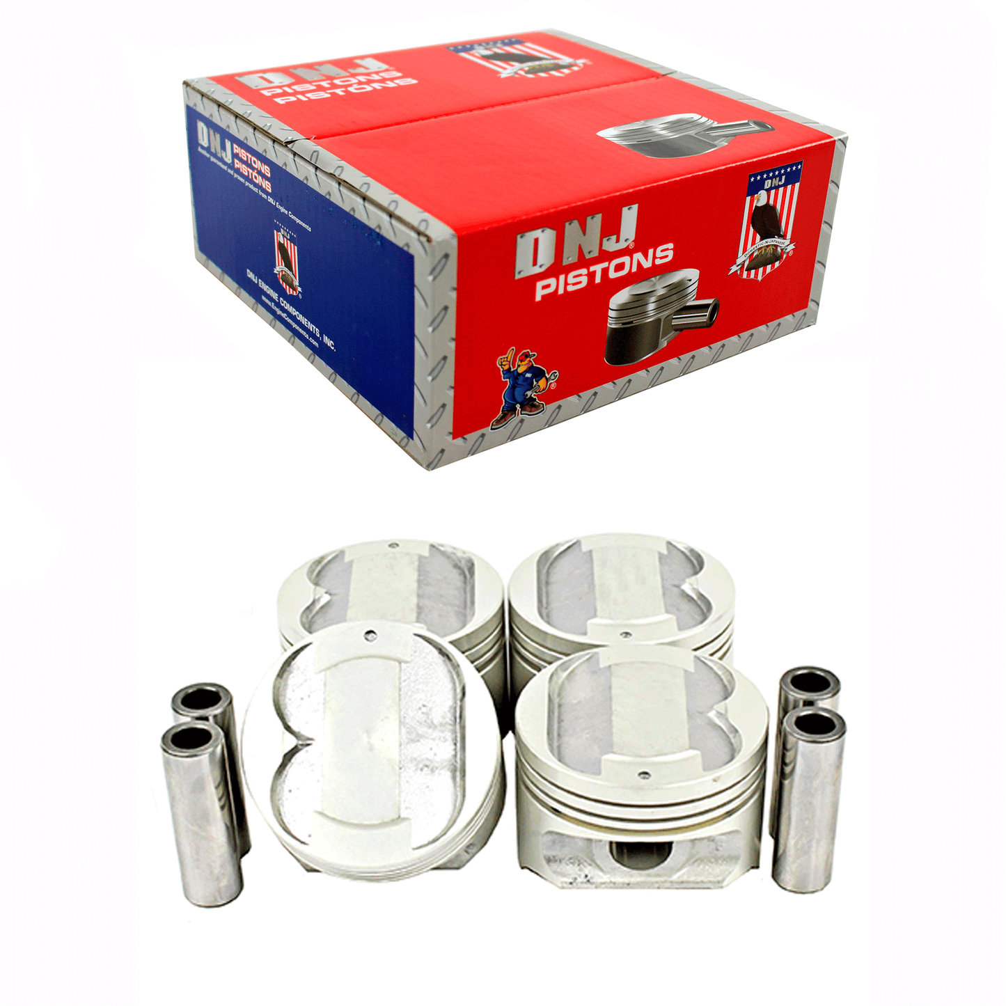 Piston Set 1995-1997 Ford,Mercury 2.0L (Oversizes Available)