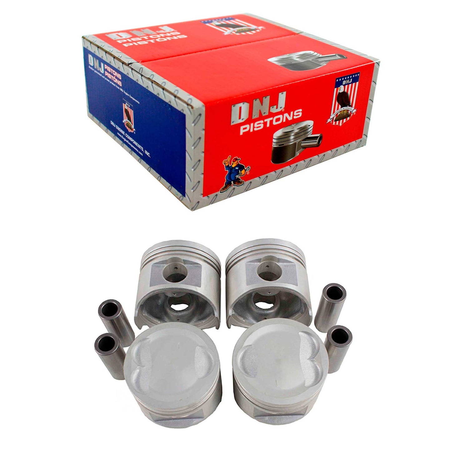 Piston Set 1988-1997 Ford 1.3L (Oversizes Available)