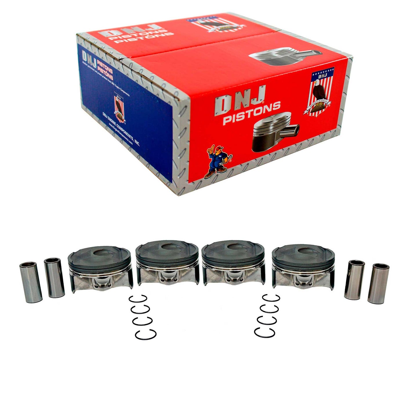 Piston Set 2012-2017 Ford 2.0L (Oversizes Available)