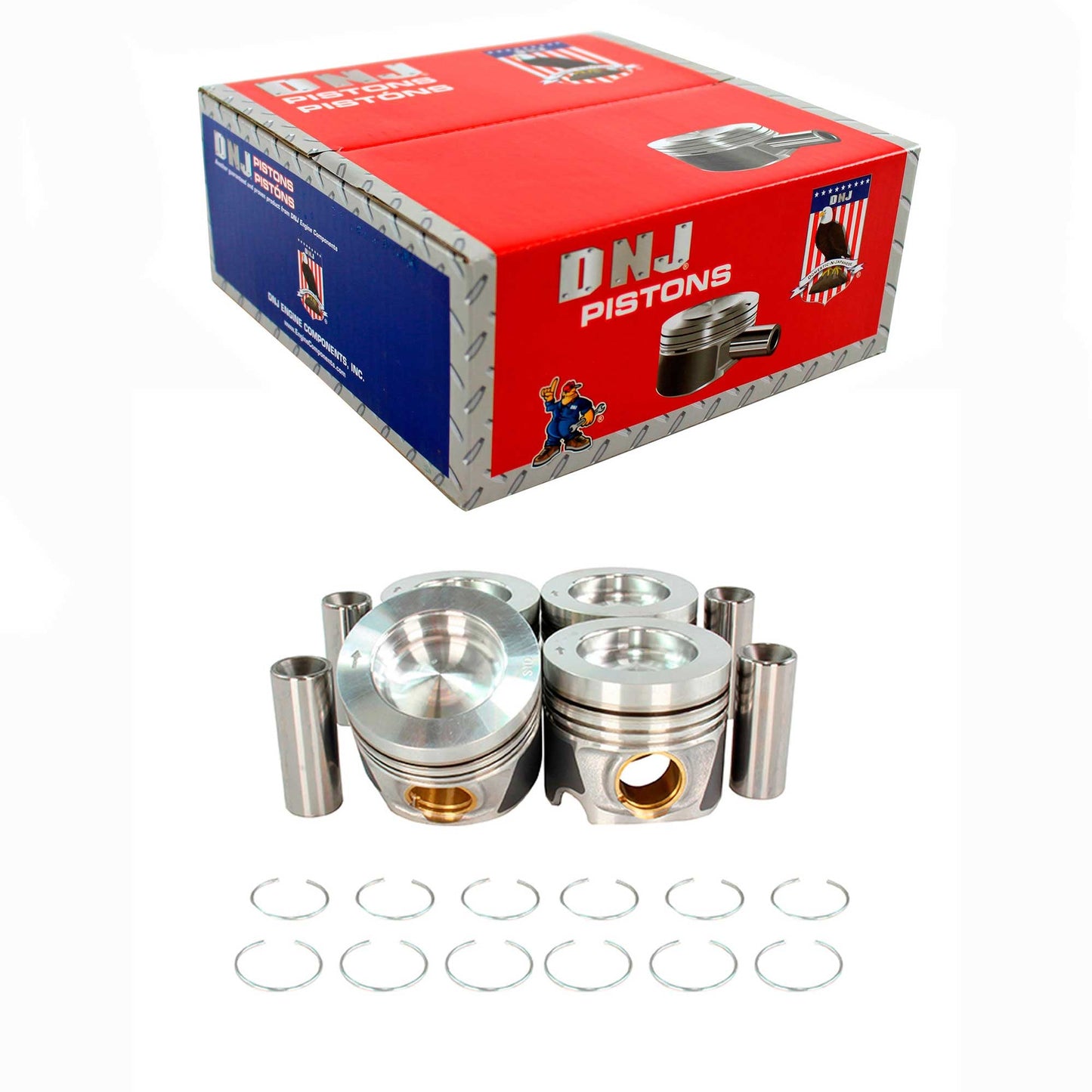Piston Set 2009-2015 Audi,Volkswagen 2.0L (Oversizes Available)