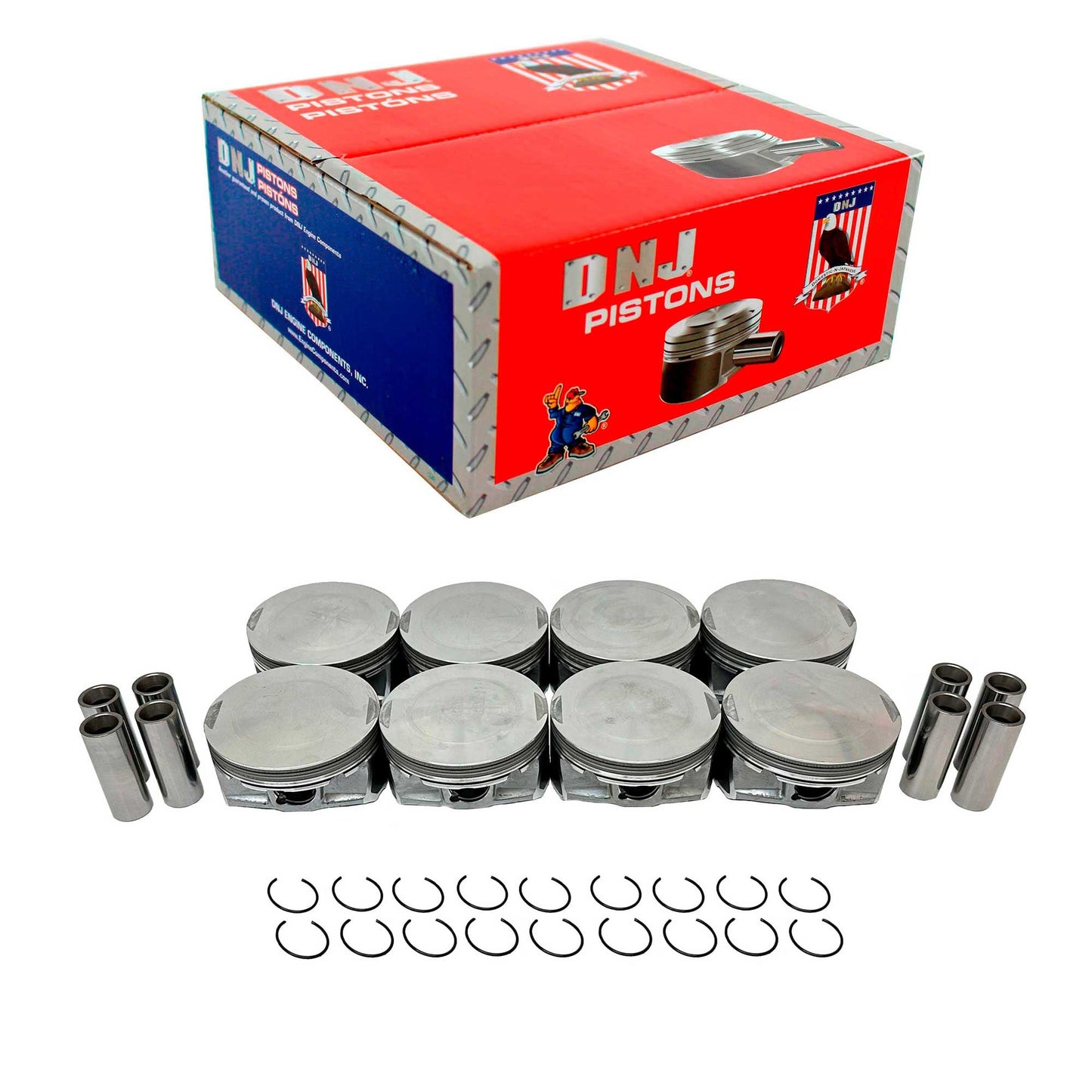 Standard size Complete Piston Set 2011-2022 Chrysler 6.4L (Oversizes Available)