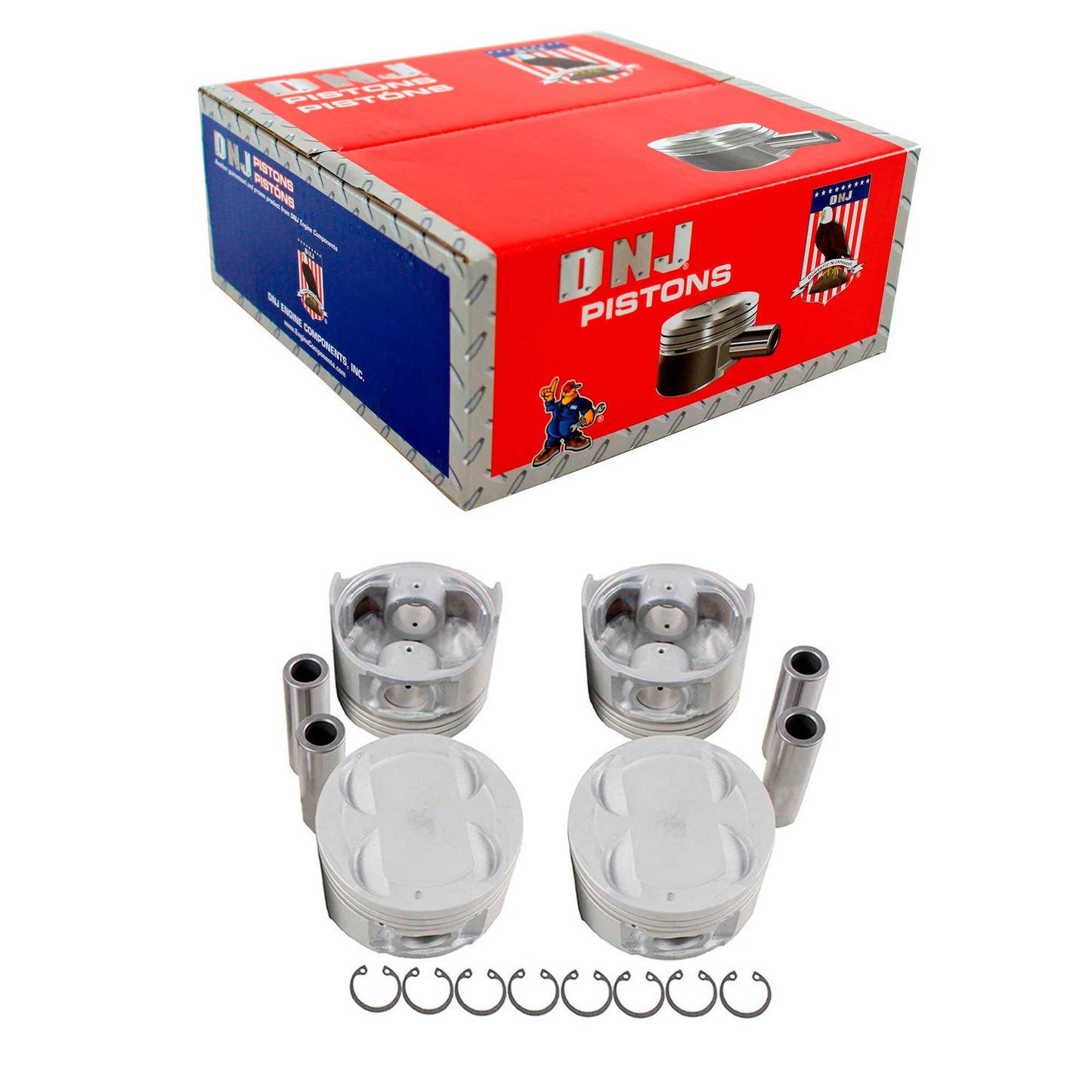 Piston Set 1995-2002 Kia 2.0L (Oversizes Available)