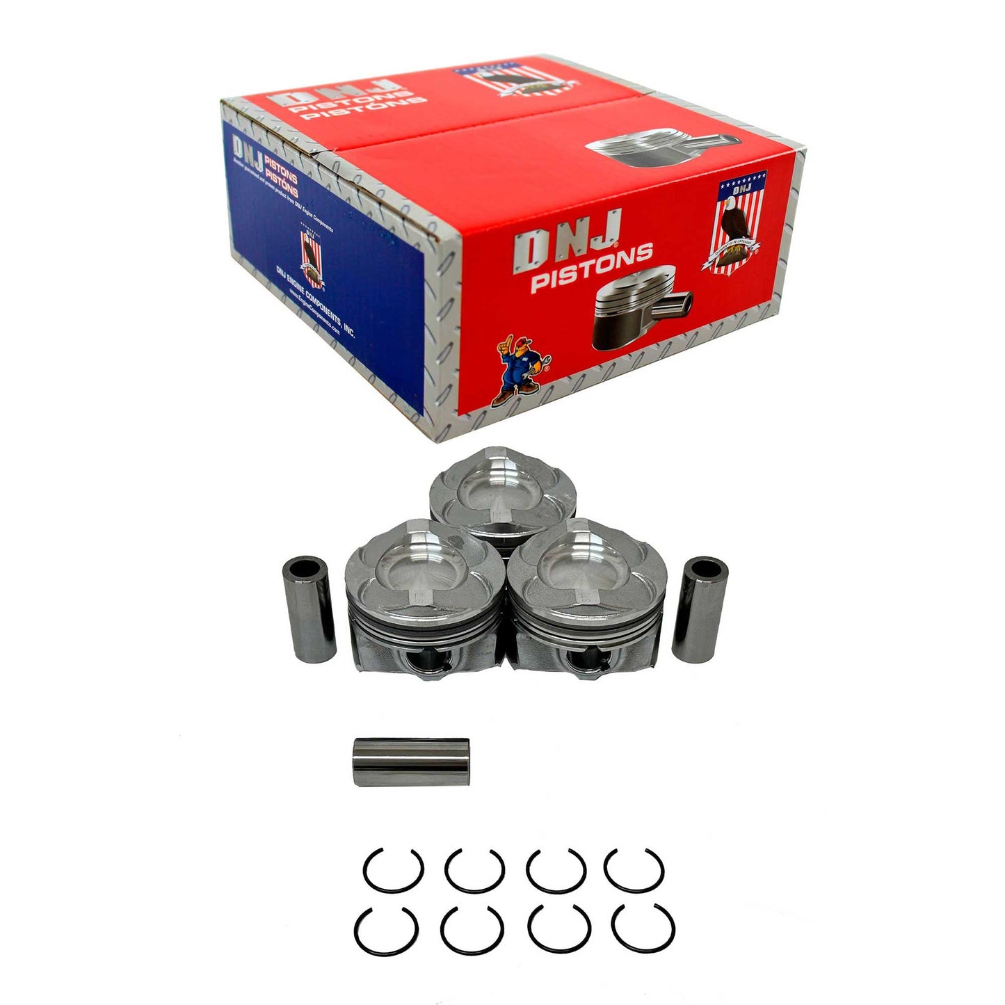 Standard size Complete Piston Set 2014-2021 Ford 1.0L (Oversizes Available)