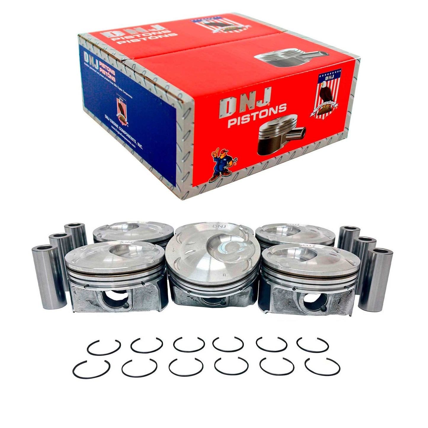 Piston Set Standard Size  (Oversizes Available)