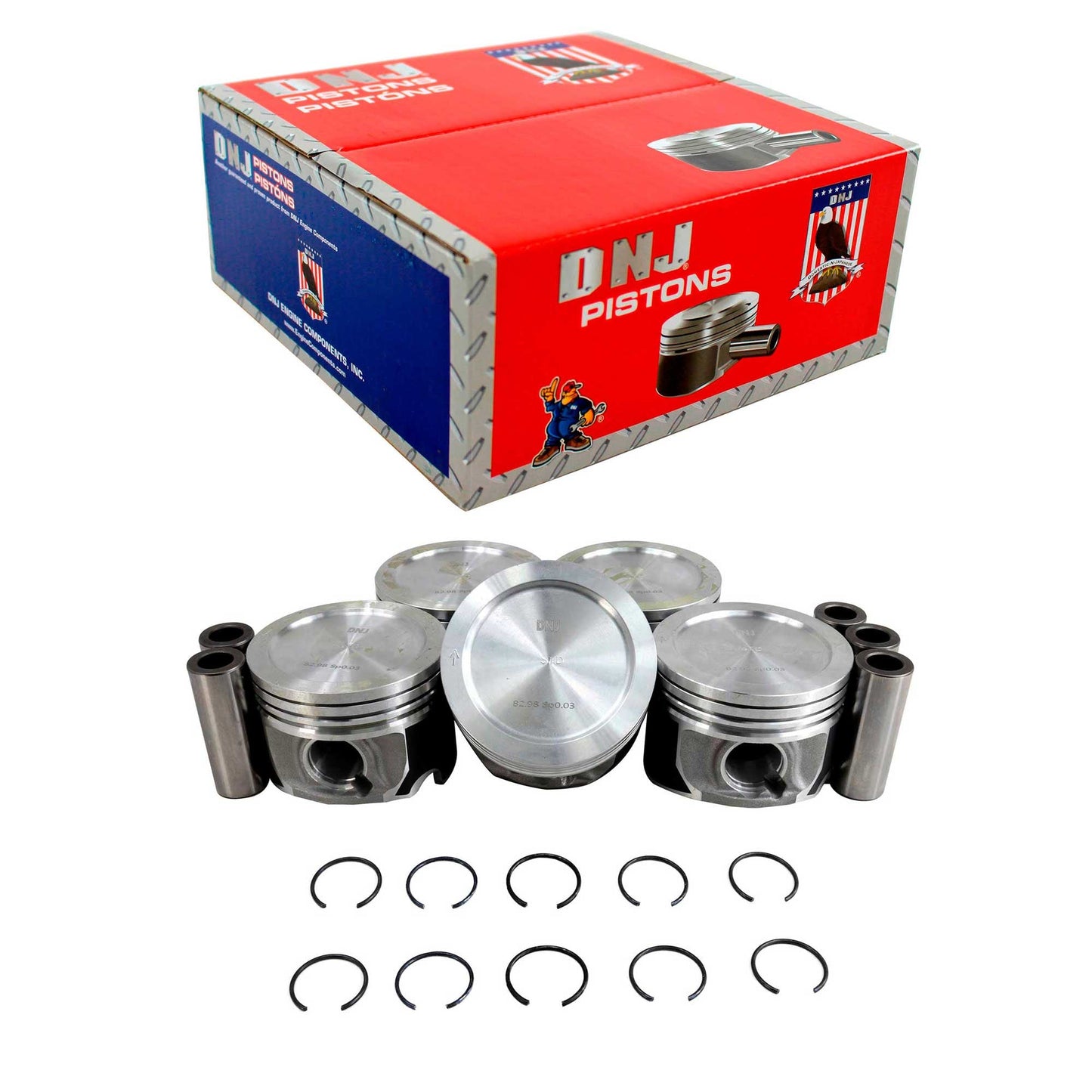 Piston Set 1997-1999 Volvo 2.4L (Oversizes Available)