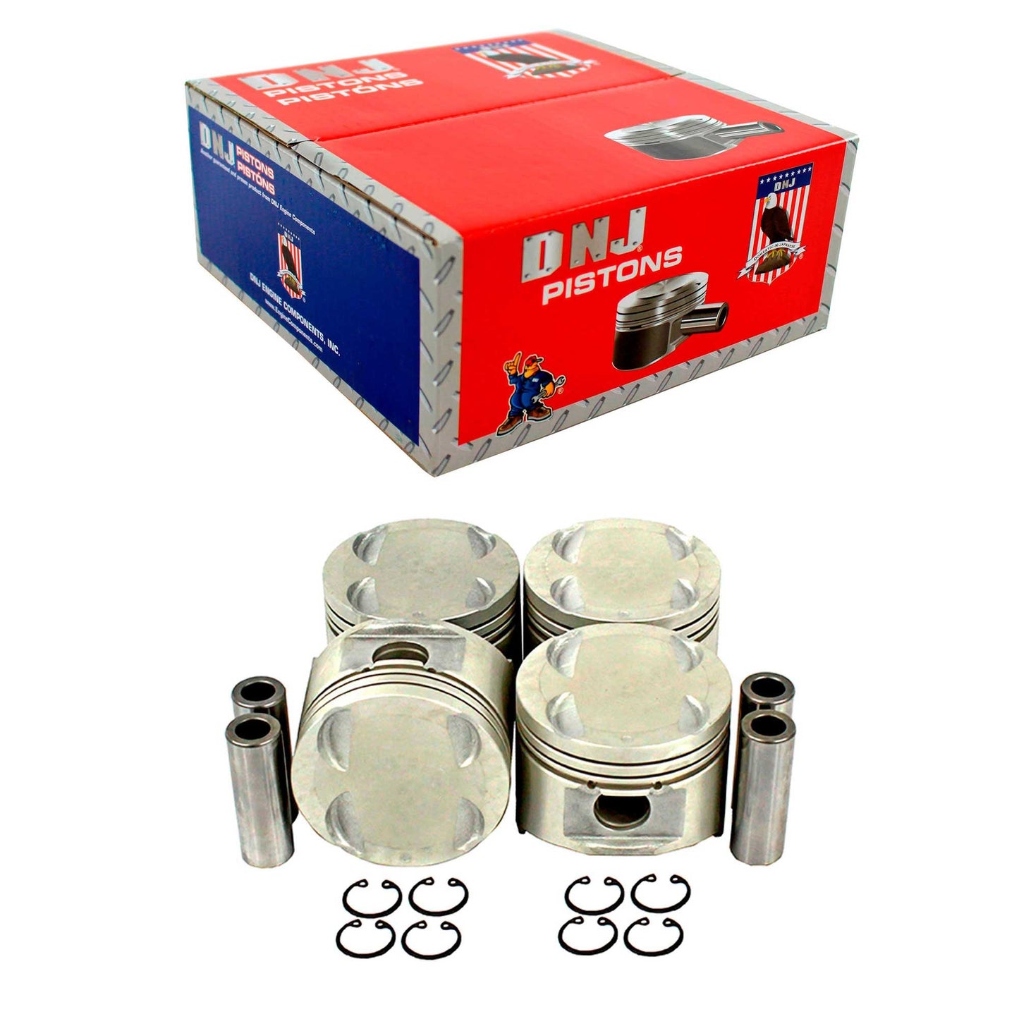 Piston Set 1994-1997 Kia,Mazda 1.6L (Oversizes Available)