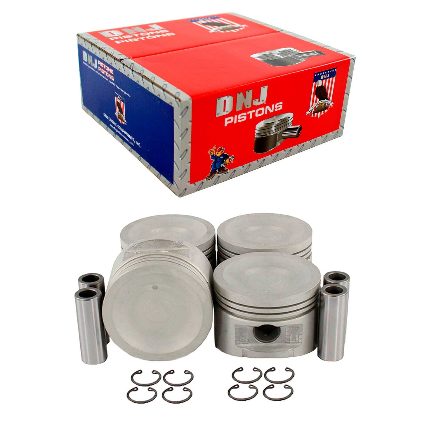 Piston Set 1989-1990 Nissan 1.6L (Oversizes Available)