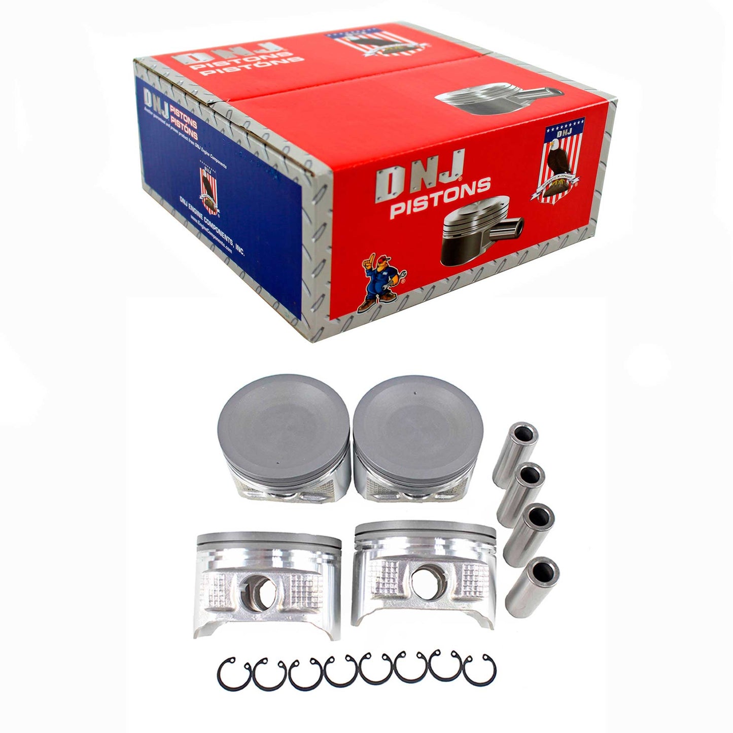 Piston Set 1998-2004 Nissan 2.4L (Oversizes Available)