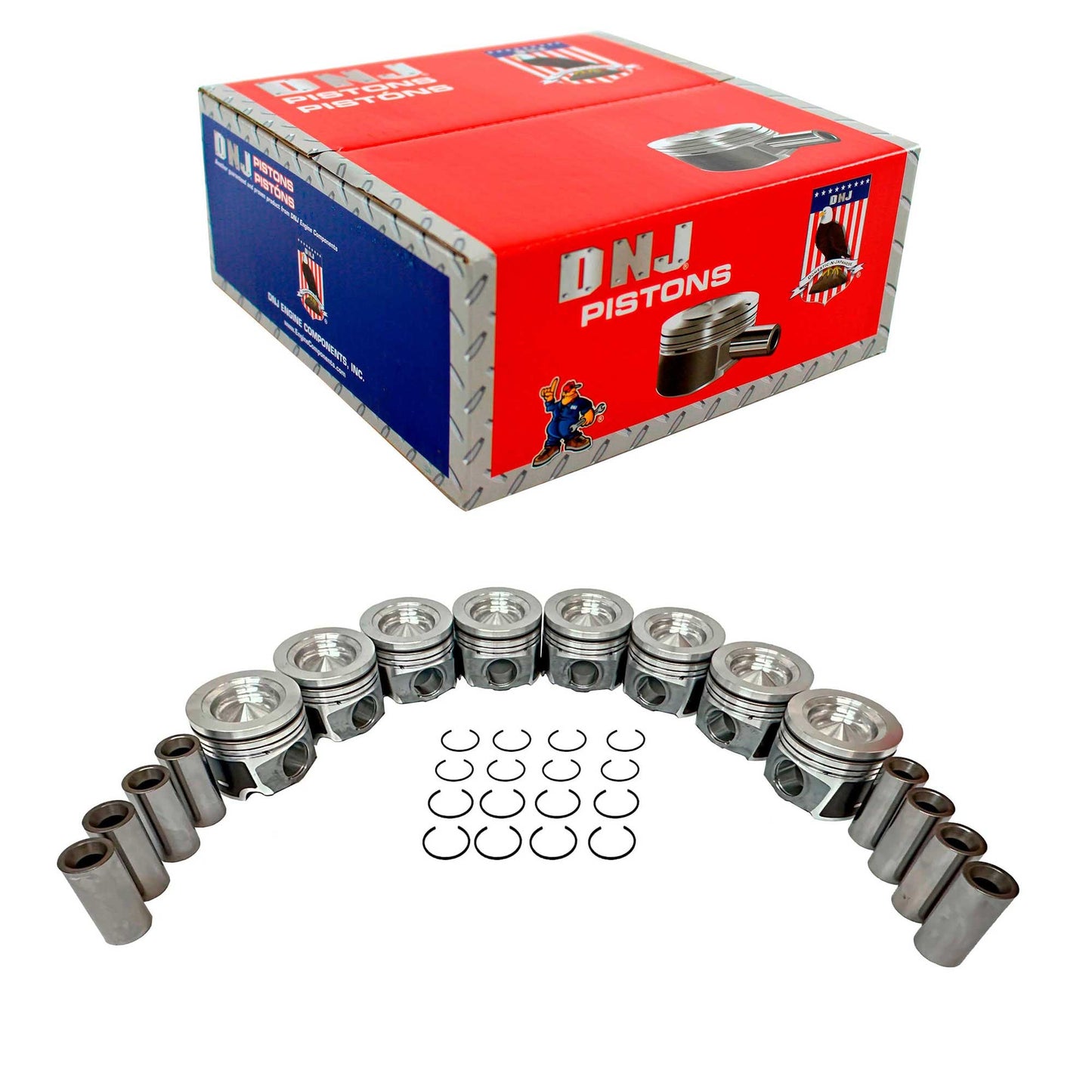 Standard size Complete Piston Set 2017-2020 Ford 6.7L