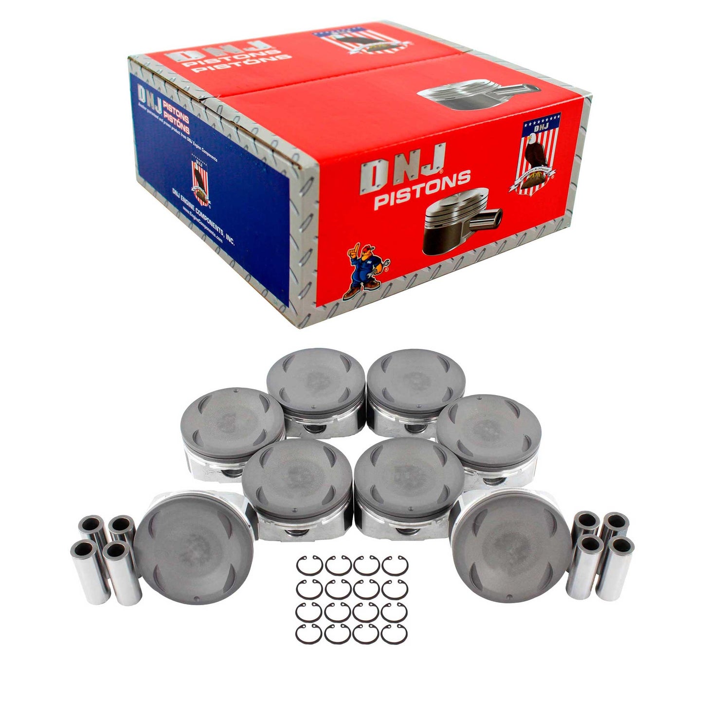 Standard size Complete Piston Set 2004-2017 INFINITI 5.6L (Oversizes Available)
