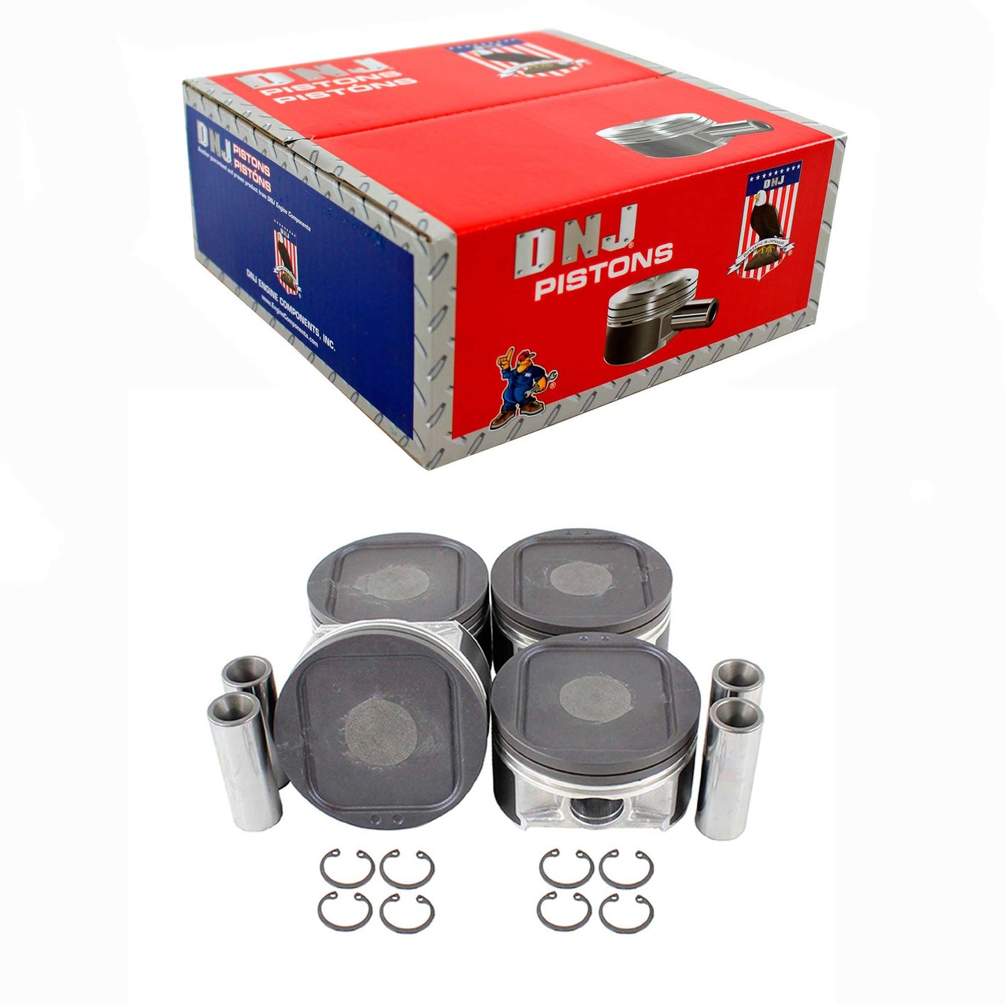 Piston Set 2002-2005 Saab,Subaru 2.0L (Oversizes Available)