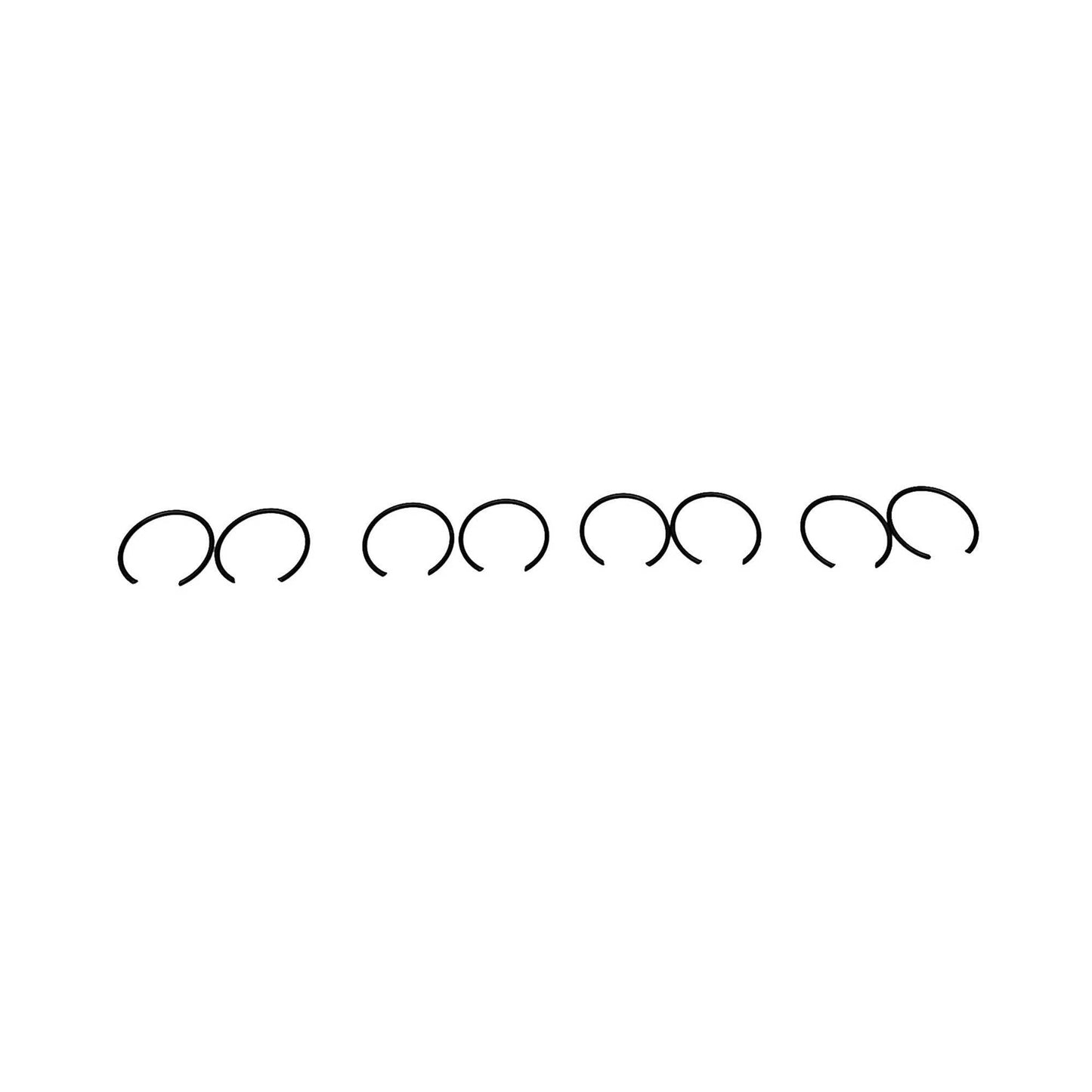 Standard size Complete Piston Set 2008-2018 Audi 2.0L (Oversizes Available)