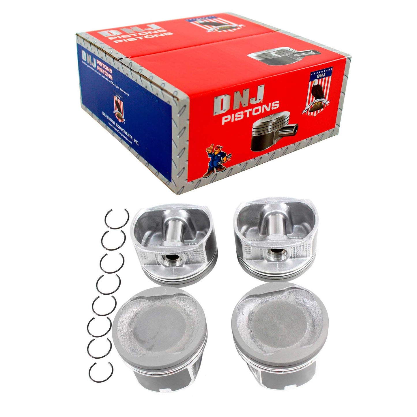 Piston Set 2001-2007 Scion,Toyota 2.4L (Oversizes Available)