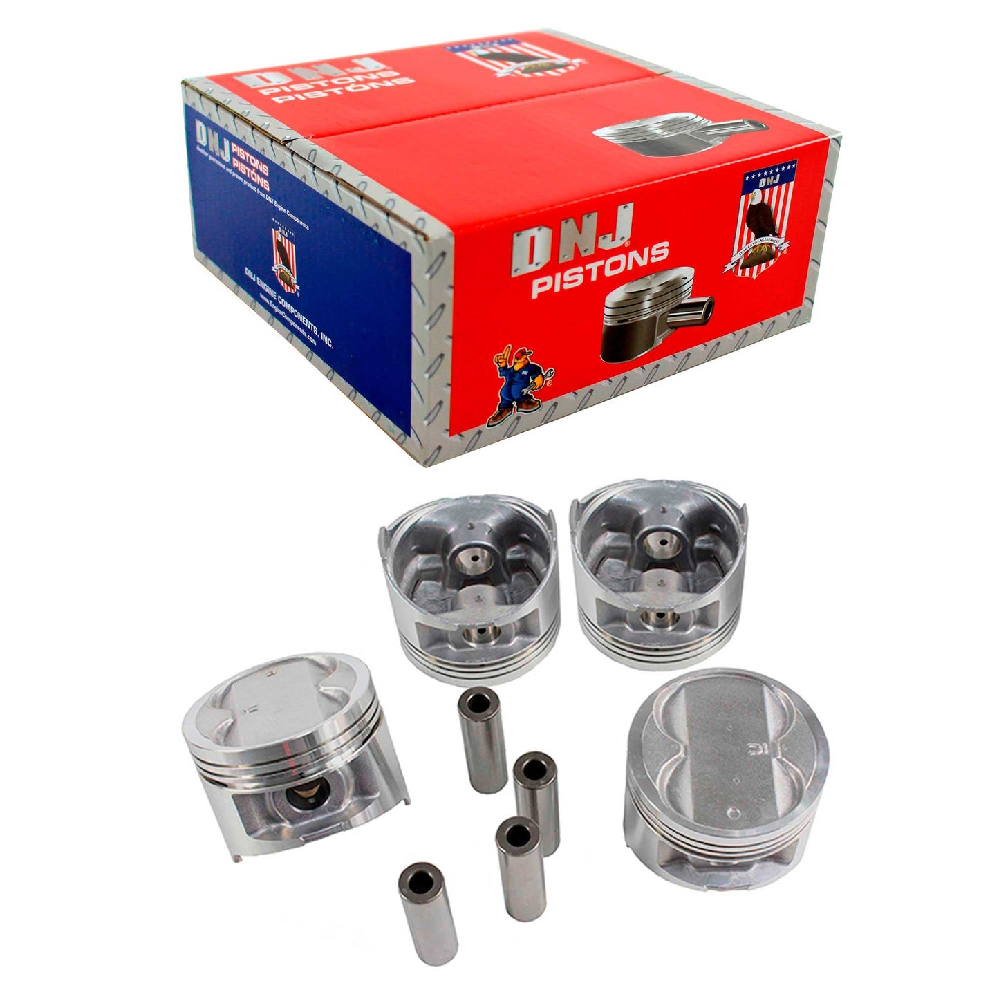 Piston Set 1985-1987 Toyota 1.6L (Oversizes Available)