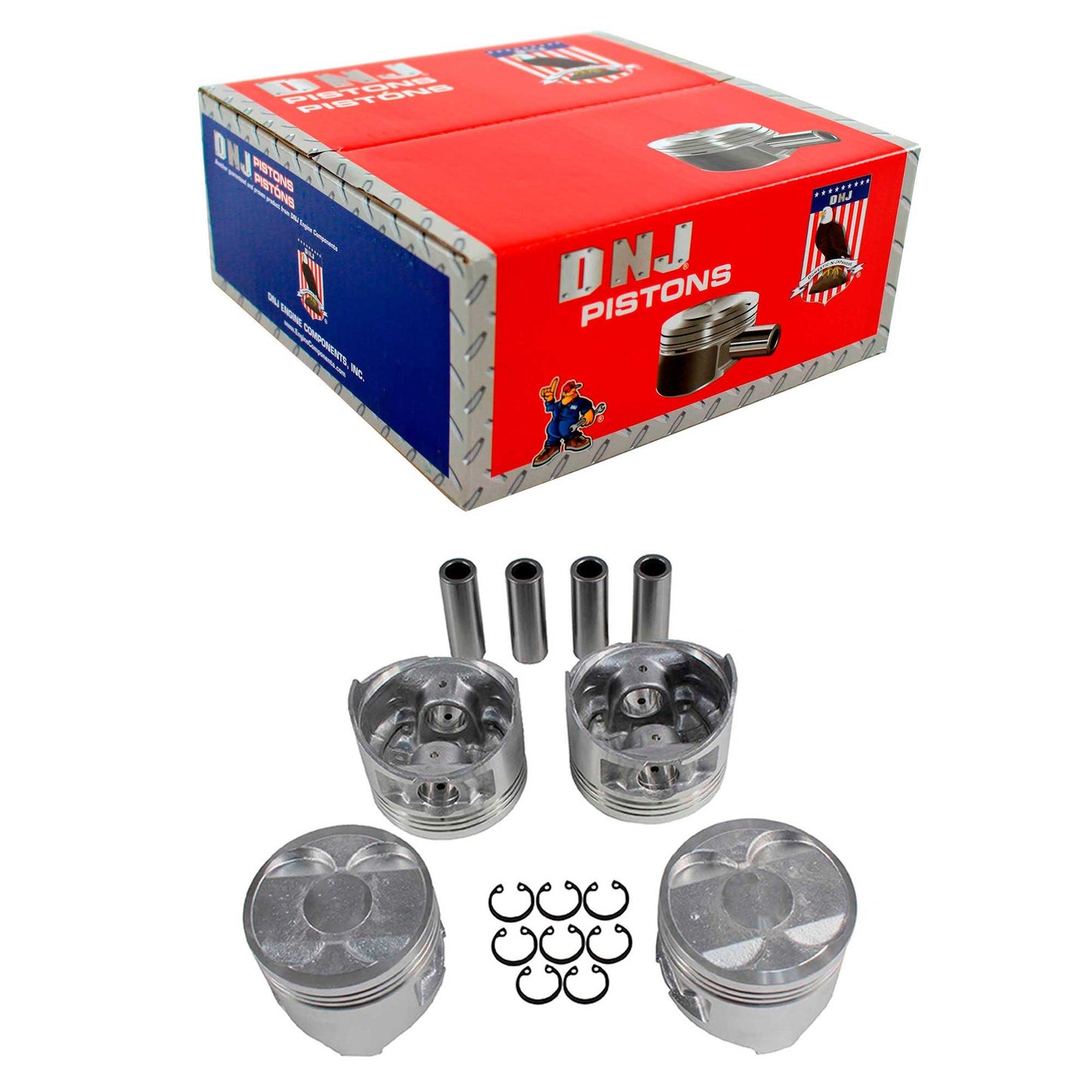 Piston Set 1988-1989 Chevrolet,Toyota 1.6L (Oversizes Available)