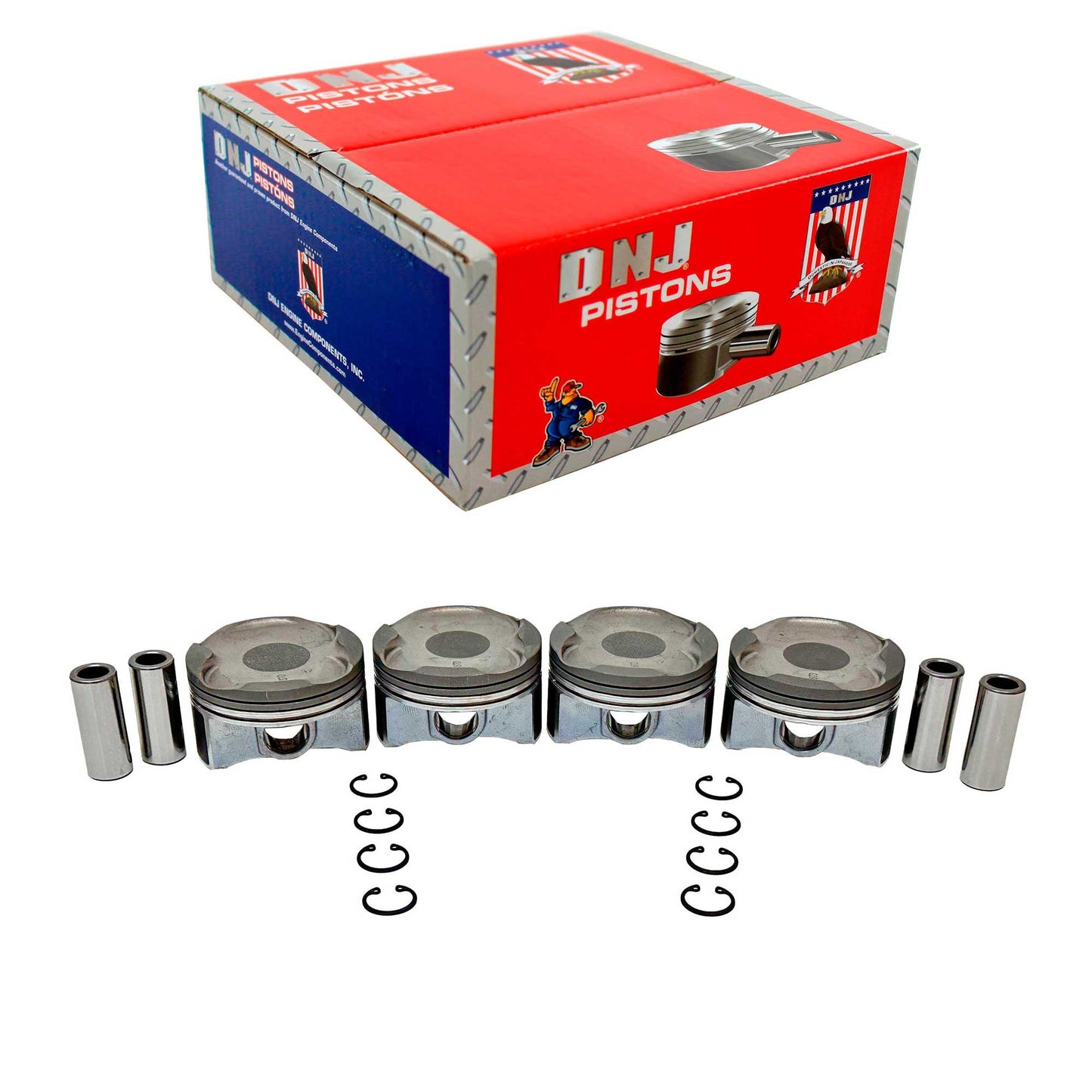 Standard size Complete Piston Set 2014-2022 Toyota 1.8L (Oversizes Available)