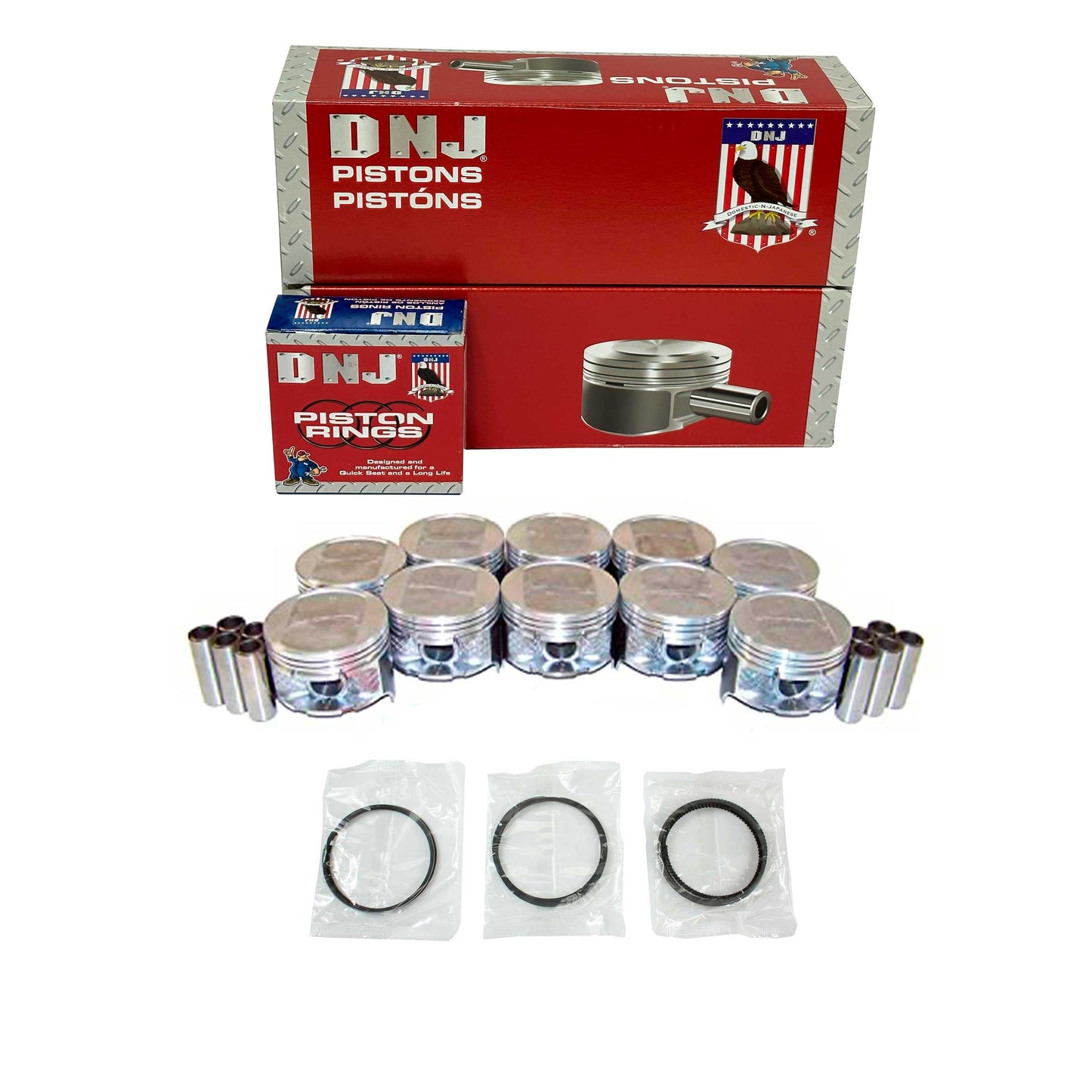 Piston and Ring Kit 1994-2003 Dodge Ram 2500/3500 8.0L V10