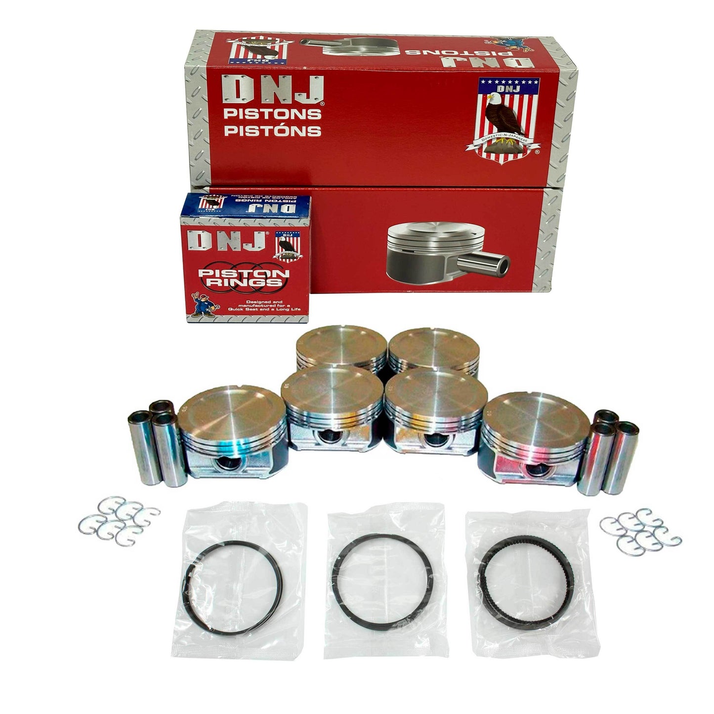 Piston and Ring Set 1995-2009 Buick, Chevrolet, Oldsmobile, Pontiac 3.8L