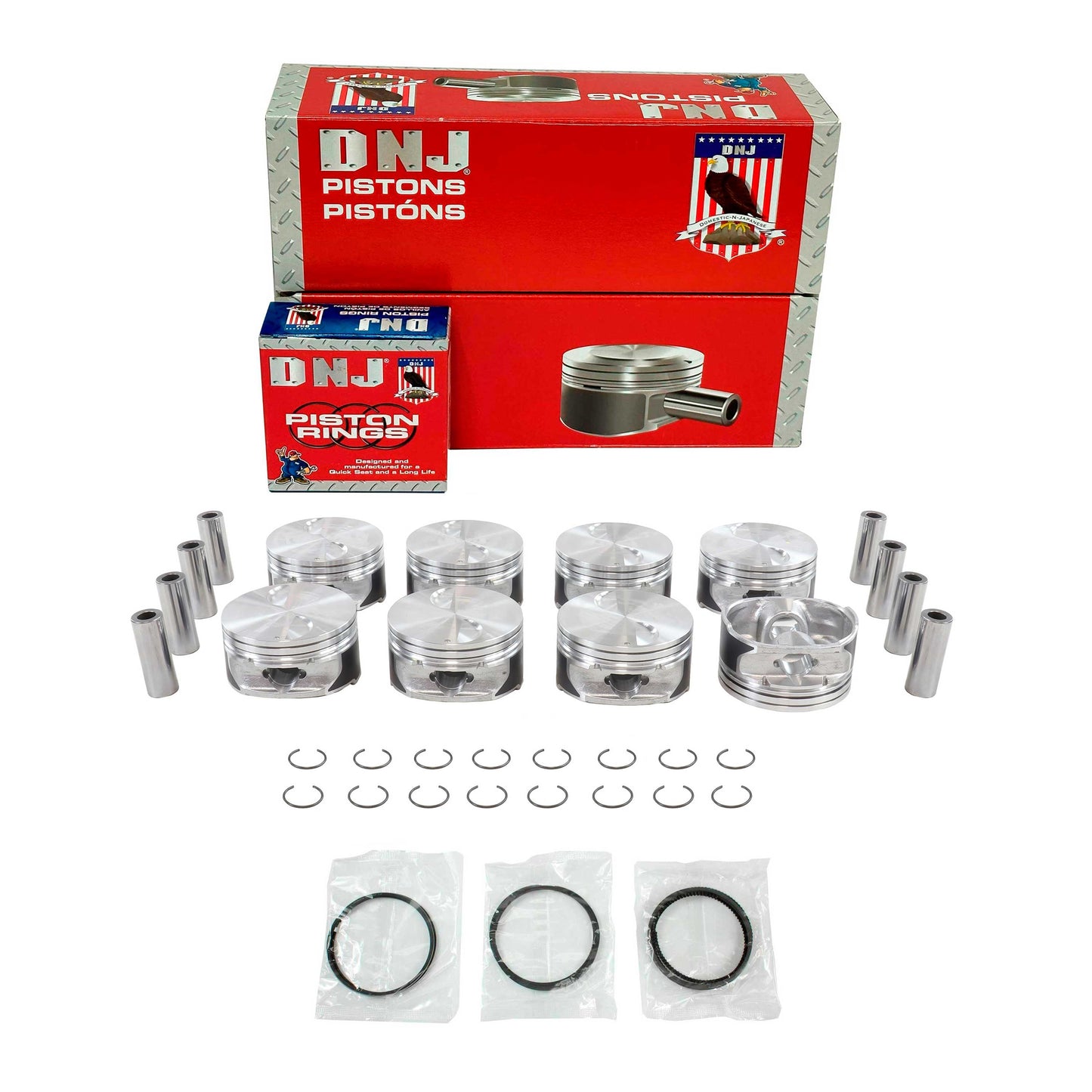 Piston and Ring Set 2007-2009 Cadillac, Chevrolet, GMC, Hummer 6.2L