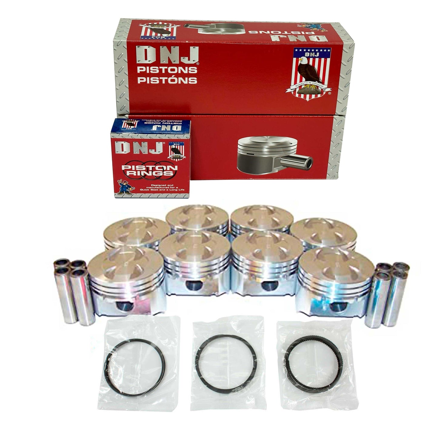 Piston and Ring Set 1986-1996 Ford, Lincoln, Mercury 5.0L