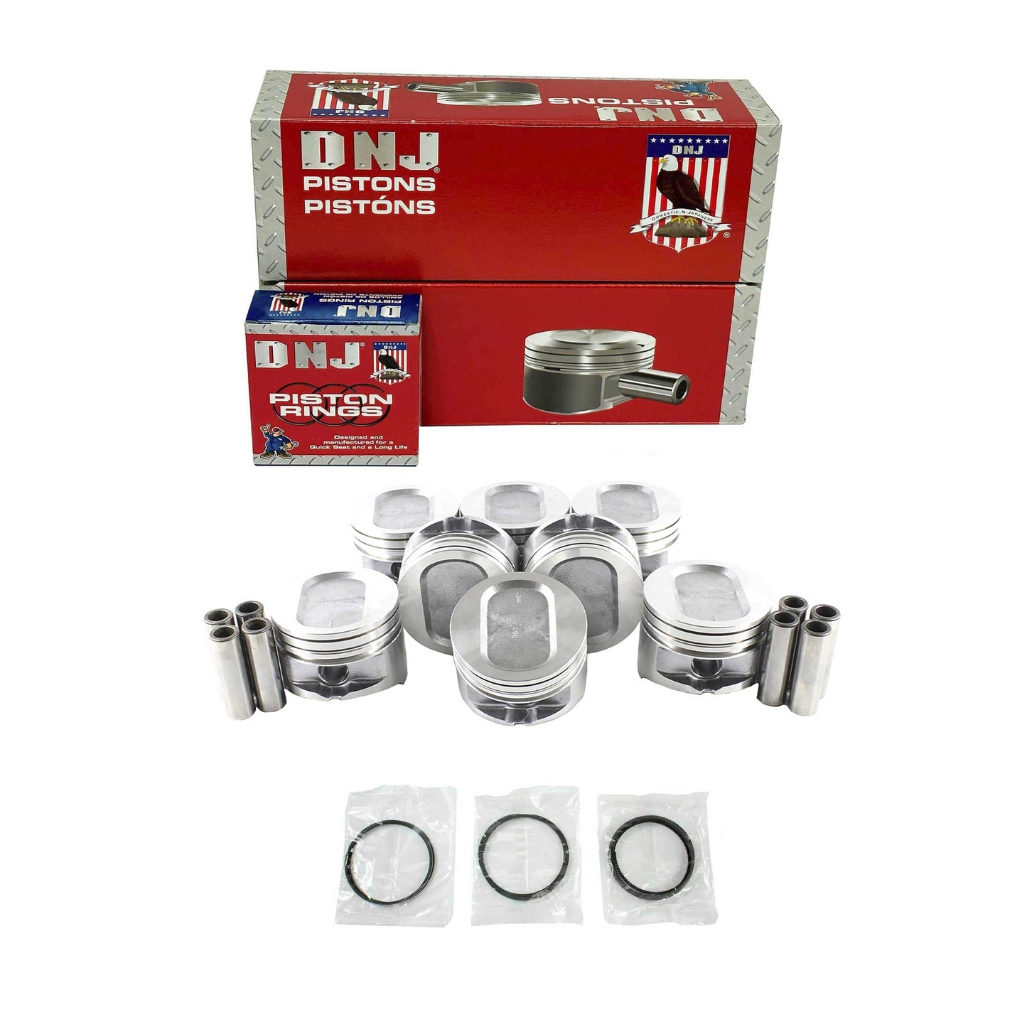 Piston and Ring Set 1988-1997 Ford 5.8L