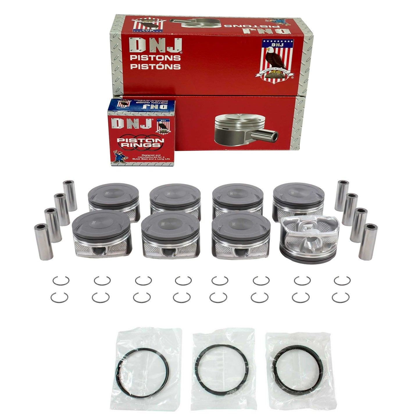 Piston and Ring Set 2010-2020 Ford 6.2L