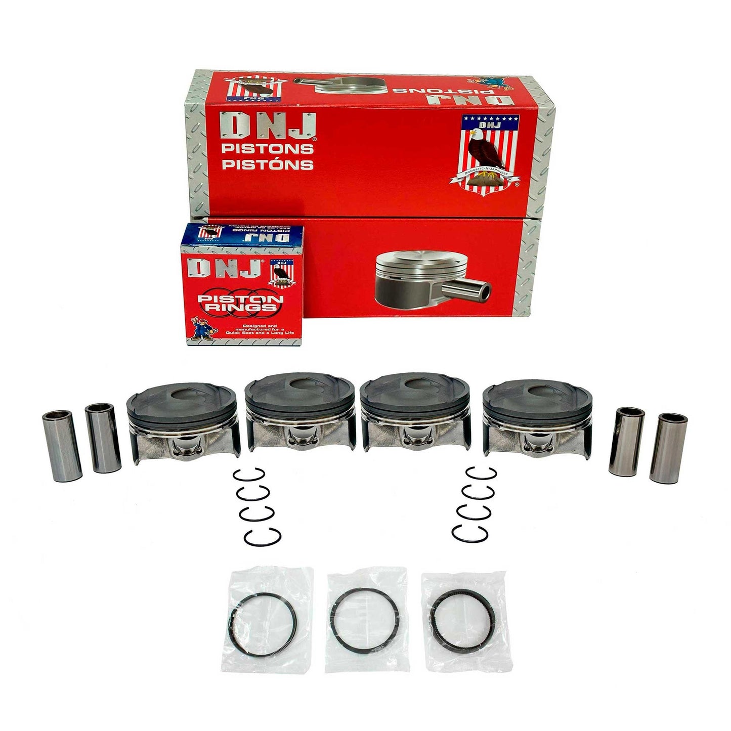 Piston and Ring Set 2012-2017 Ford 2.0L