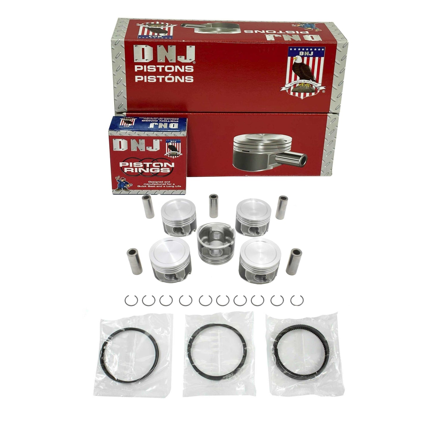 Piston and Ring Set 2003-2013 Volvo 2.4L-2.5L