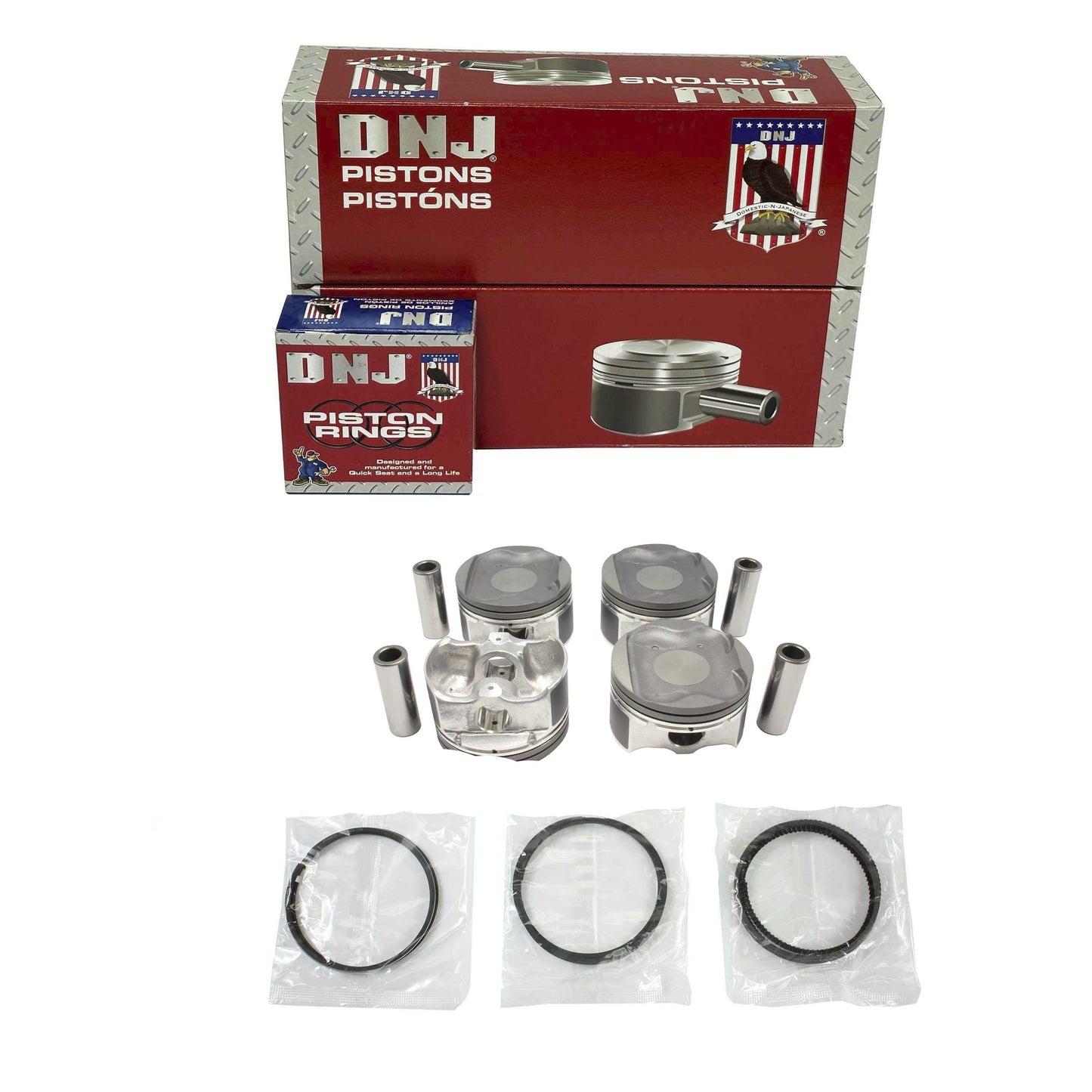 Piston and Ring Set 2012-2016 Nissan 1.6L