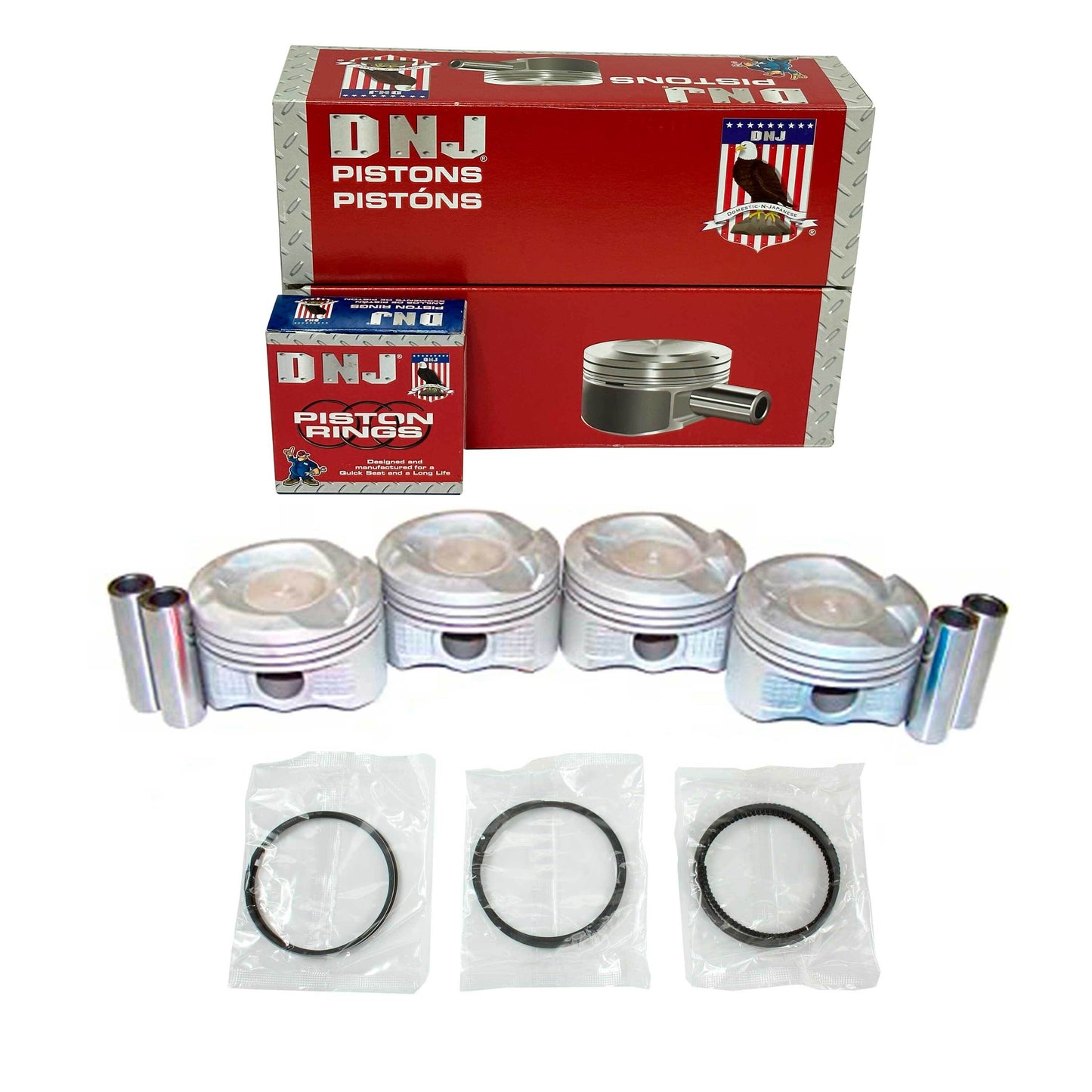 Piston and Ring Set 2001-2018 Toyota 1.5L