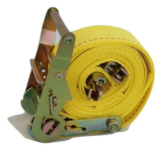 12, 16 or 20 Ft Interior Van Ratchet Strap with 1/pc Spring "E" Fittings