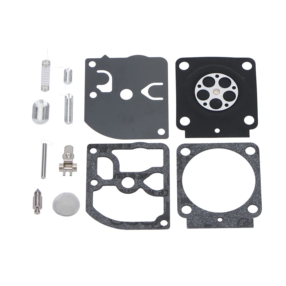 Hipa RB-100 Carburetor Rebuild Kit for STIHL FS55 FS38 BG45 HS45 MM55 & Mini Tiller 4137 EMU Trimmer Blower with Primer Bulb