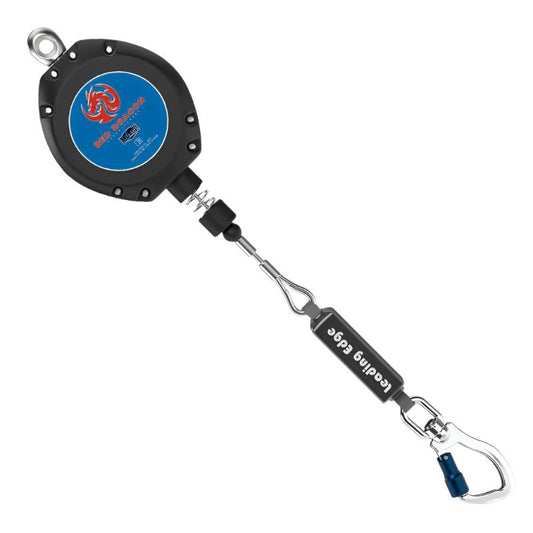 1" x 20 Ft Retractable Web Lifeline w/ Aluminum Carabiner & Hook | US-HPS20