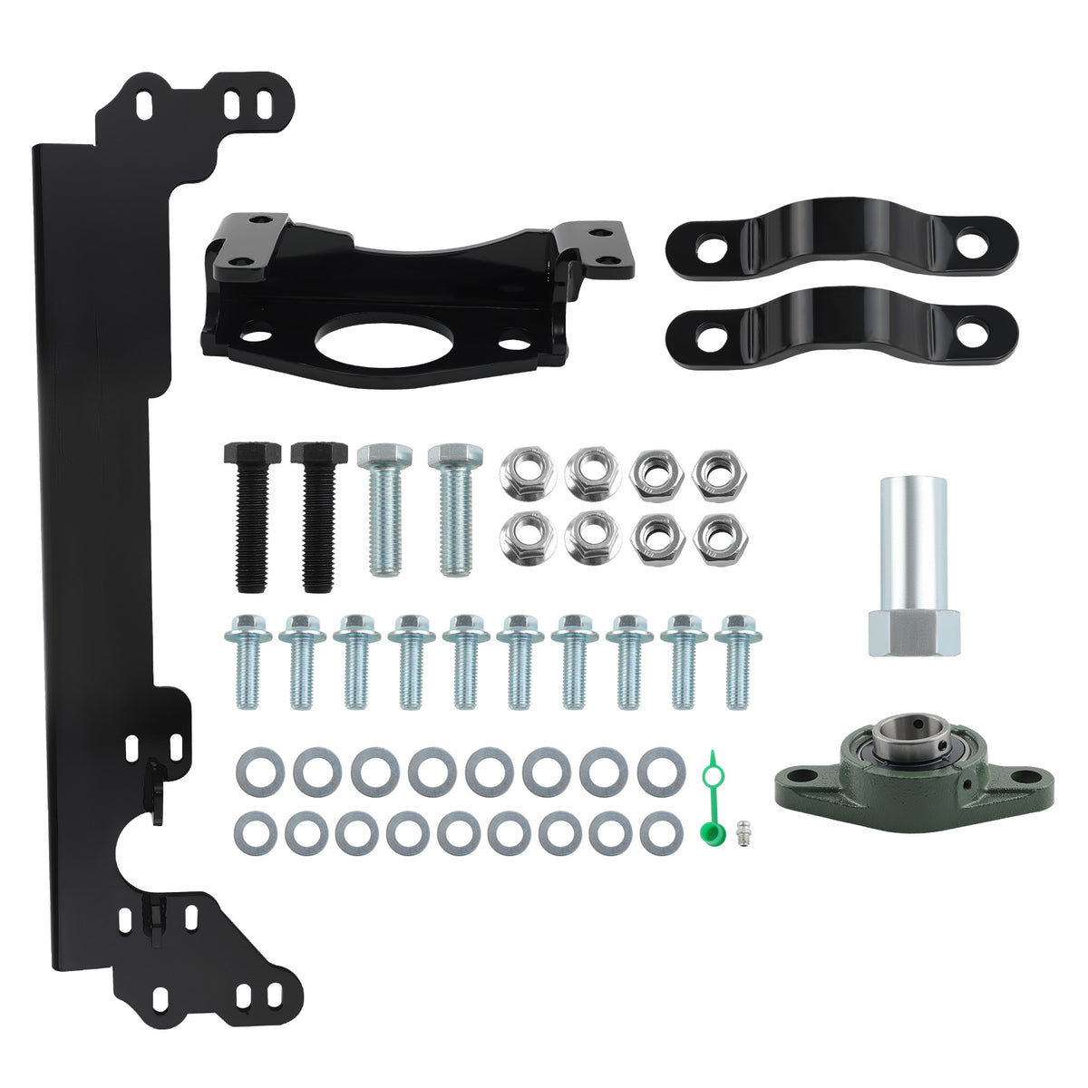 Steering Box Brace W/ Sector Support Front Shaft compatible For Cherokee XJ 1984-2001