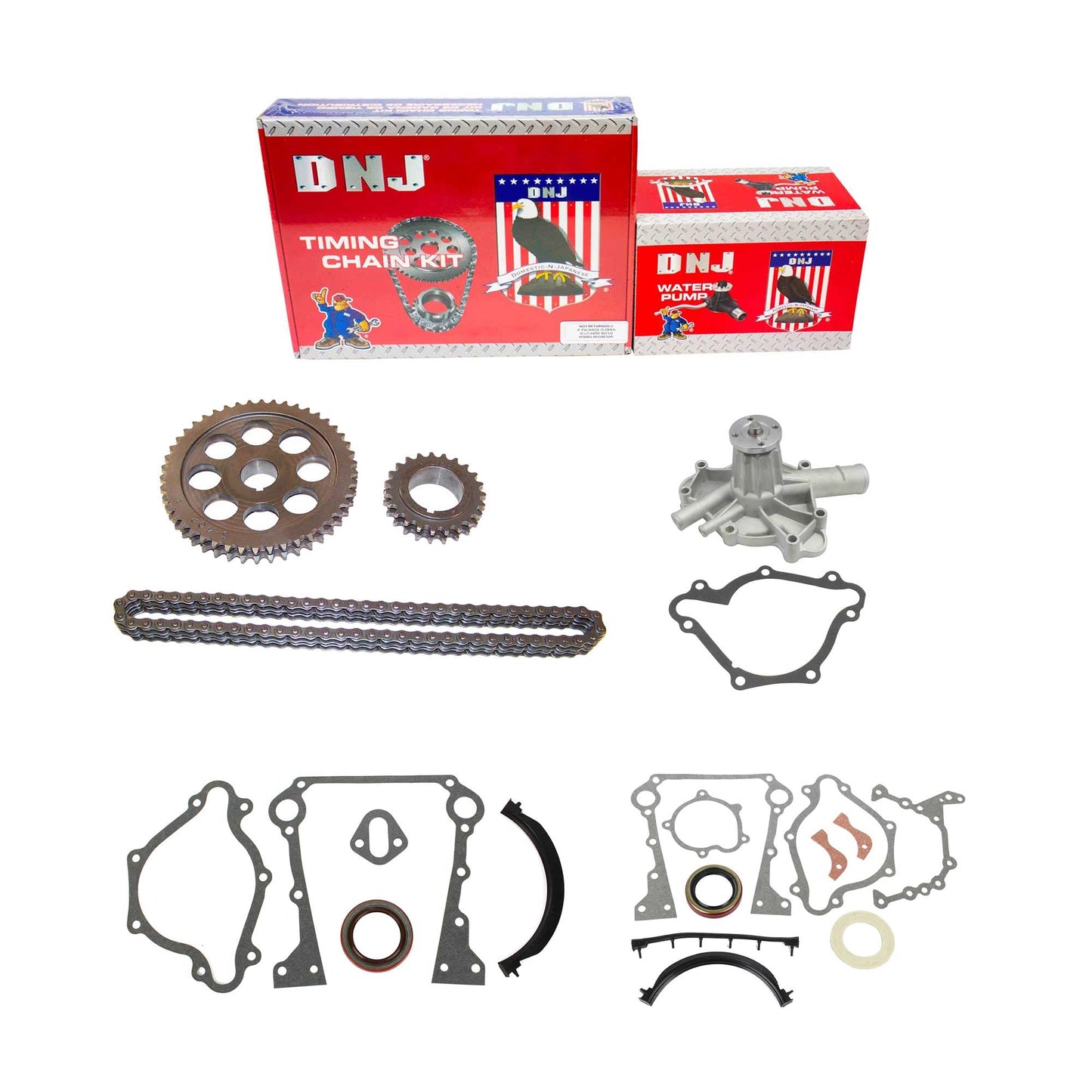 Timing Chain Kit with Water Pump 1981-1990 Chrysler,Dodge,Plymouth 3.9L-5.9L