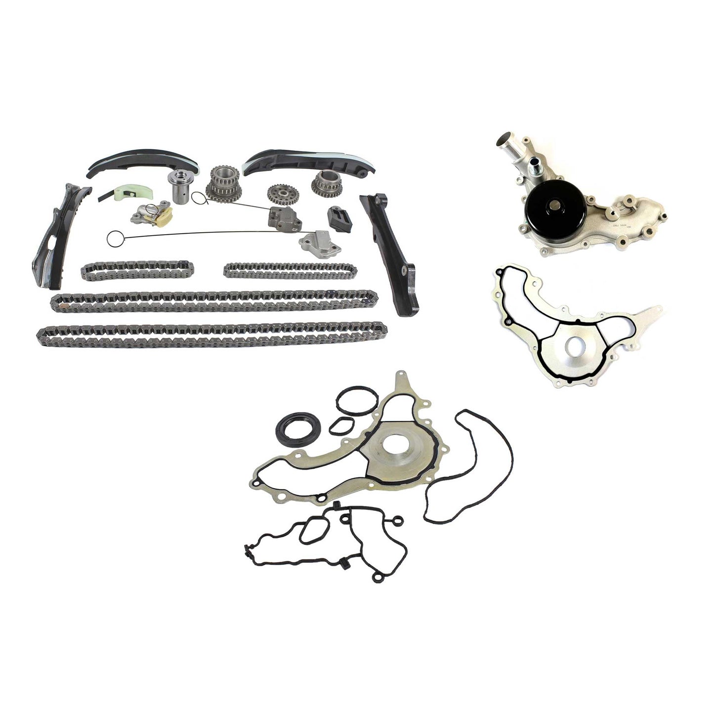 Timing Chain Kit with Water Pump 2014-2022 Chrysler 200 3.6L V6, Jeep Cherokee 3.2L-3.6L