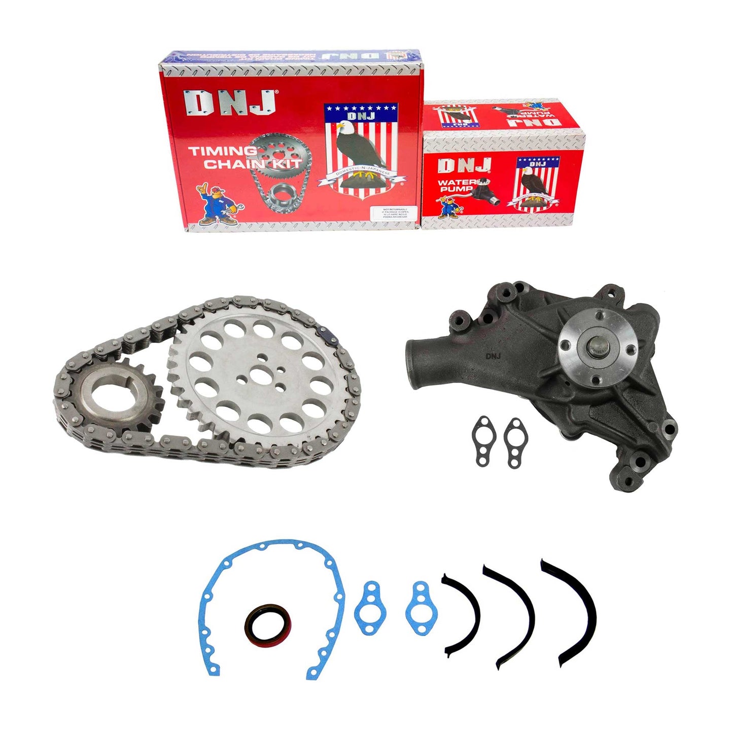 Timing Chain Kit with Water Pump 1981-1986 Chevrolet,GMC,Oldsmobile,Pontiac 5.0L-5.7L