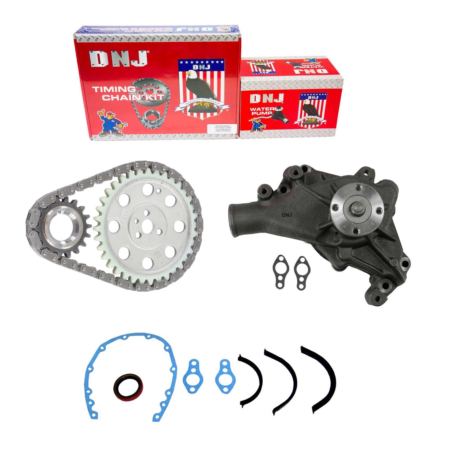 Timing Chain Kit with Water Pump 1980-1995 Chevrolet,GMC,Pontiac 3.8L-5.7L