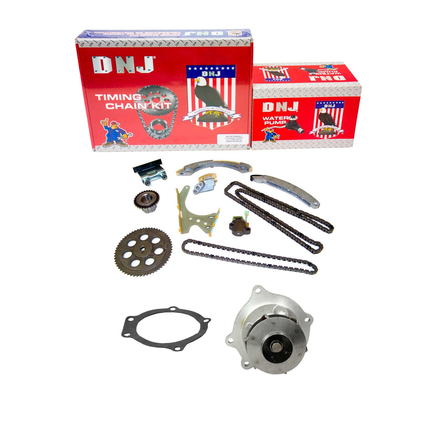 Timing Chain Kit with Water Pump 2004-2012 Chevrolet, GMC, Hummer, Isuzu 2.8L/2.9L/3.5L/3.7L L5
