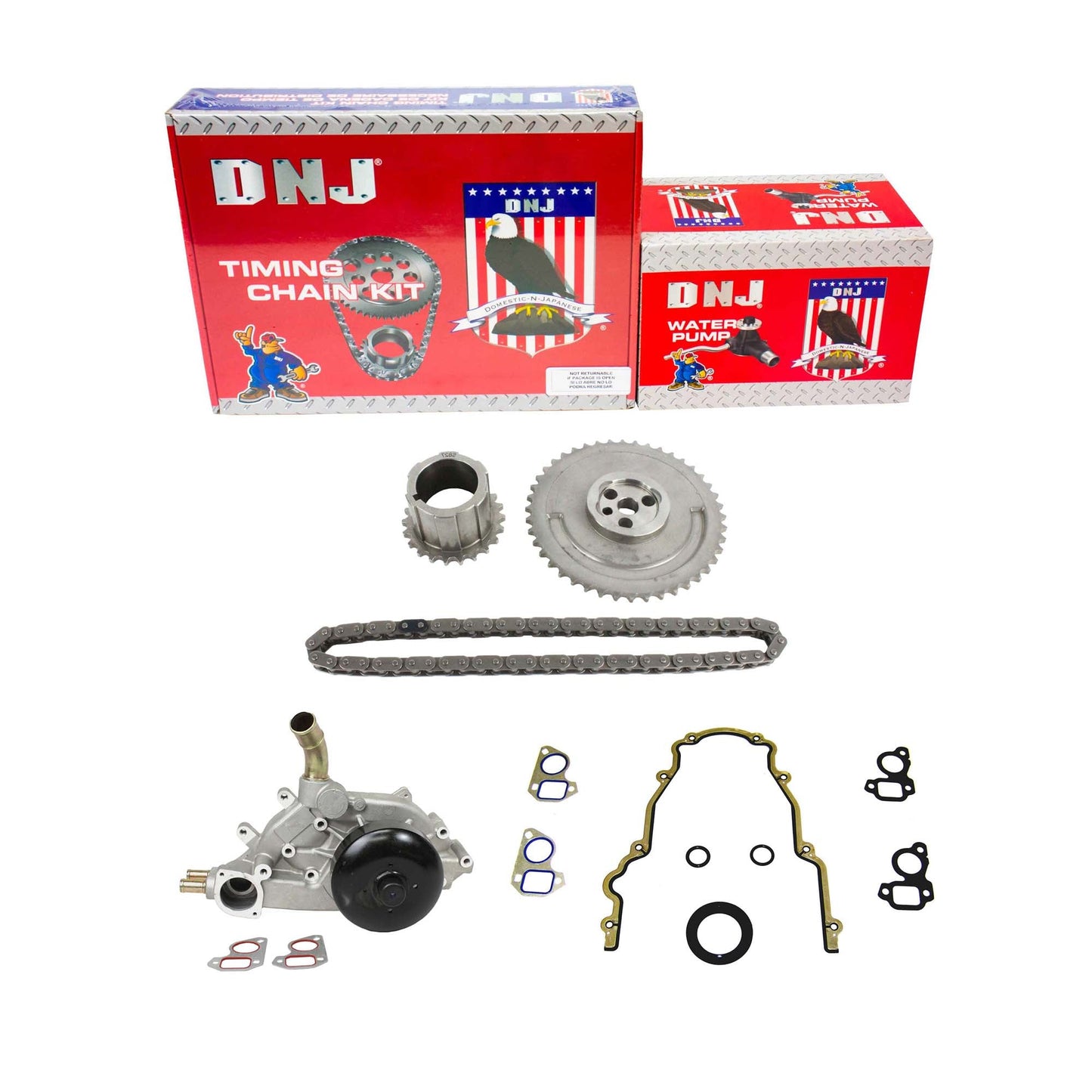 Timing Chain Kit with Water Pump 1999-2004 Cadillac,Chevrolet,GMC,Isuzu 4.8L-6.0L