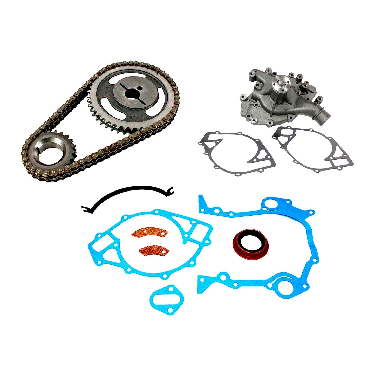 Timing Chain Kit with Water Pump 1988-1992 Ford 7.5L