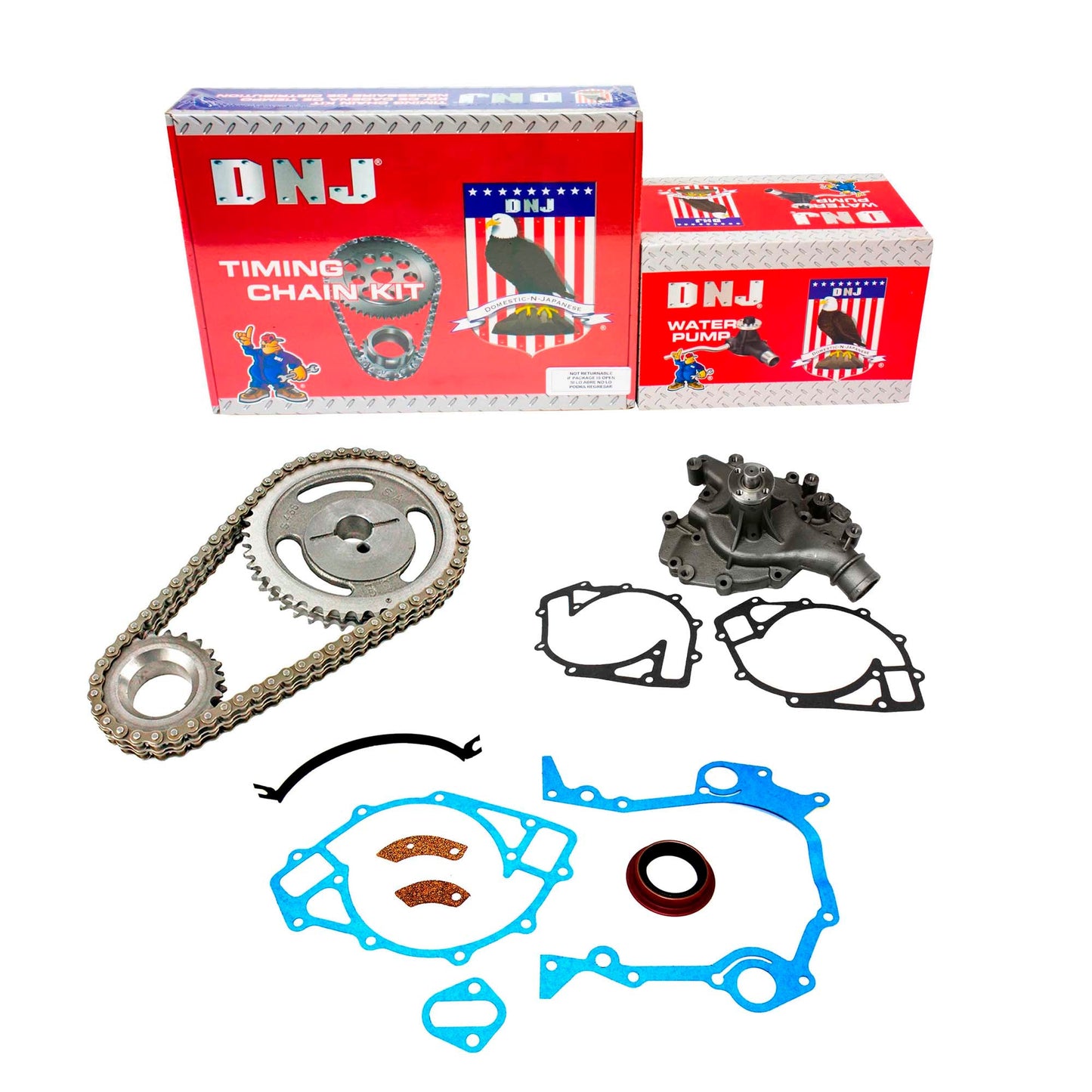 Timing Chain Kit with Water Pump 1993-1994 Ford 7.5L V8