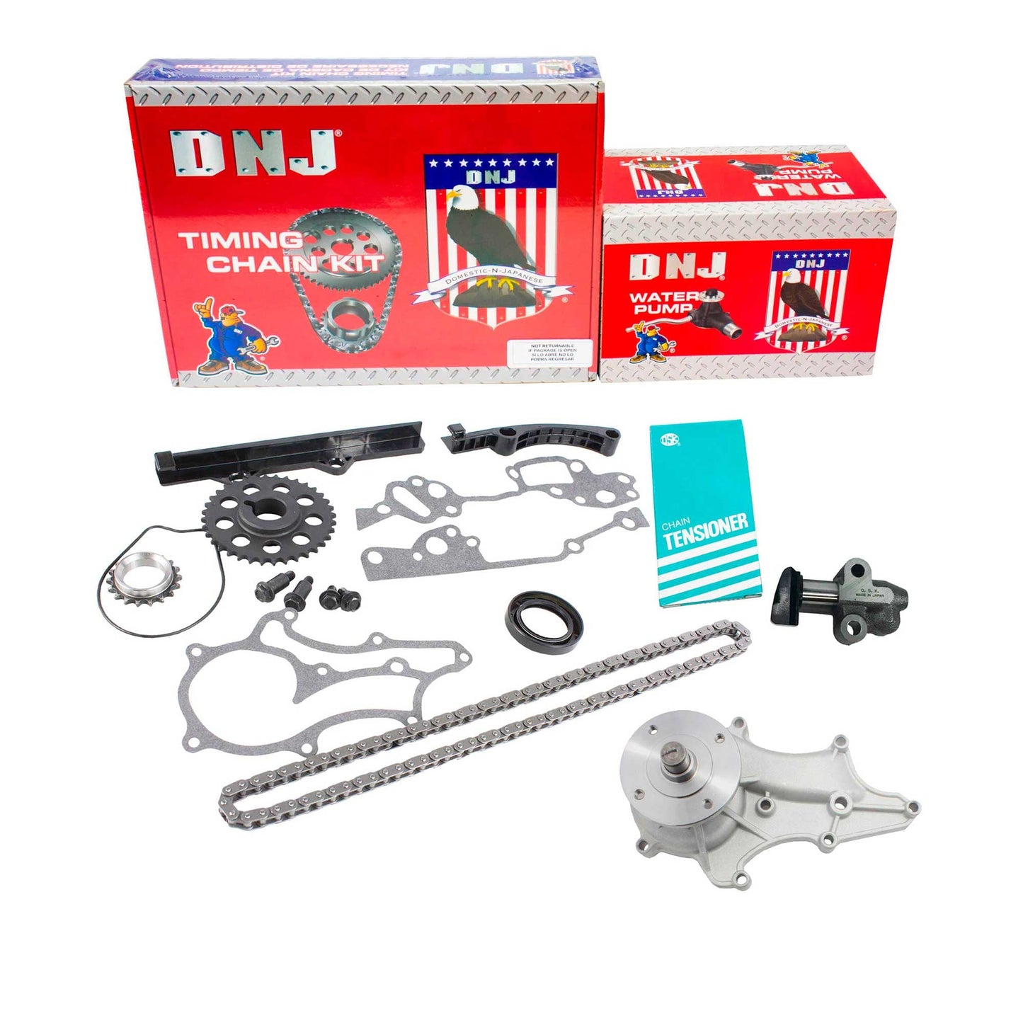 Timing Chain Kit with Water Pump 1985-1995 Toyota 2.4L