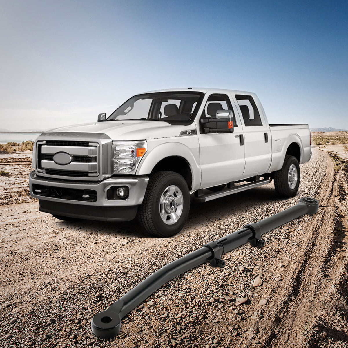 Front Adjustable Track Bar 0-8 Lift compatible For Ford F250 F350 2005-2016 4X4 4WD
