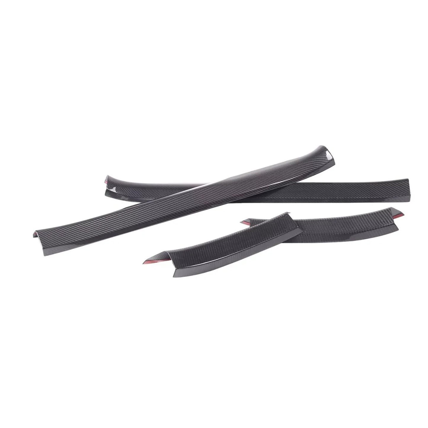 Carbon Fiber Interior Door Sill Trim Cover for Chevrolet Corvette C8 Z51 Z06